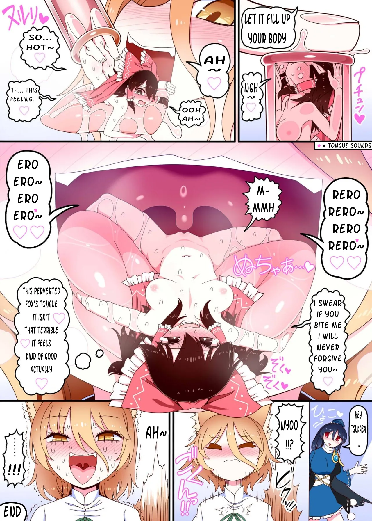 Reimu falls for a lowly fox's trap page 3 full