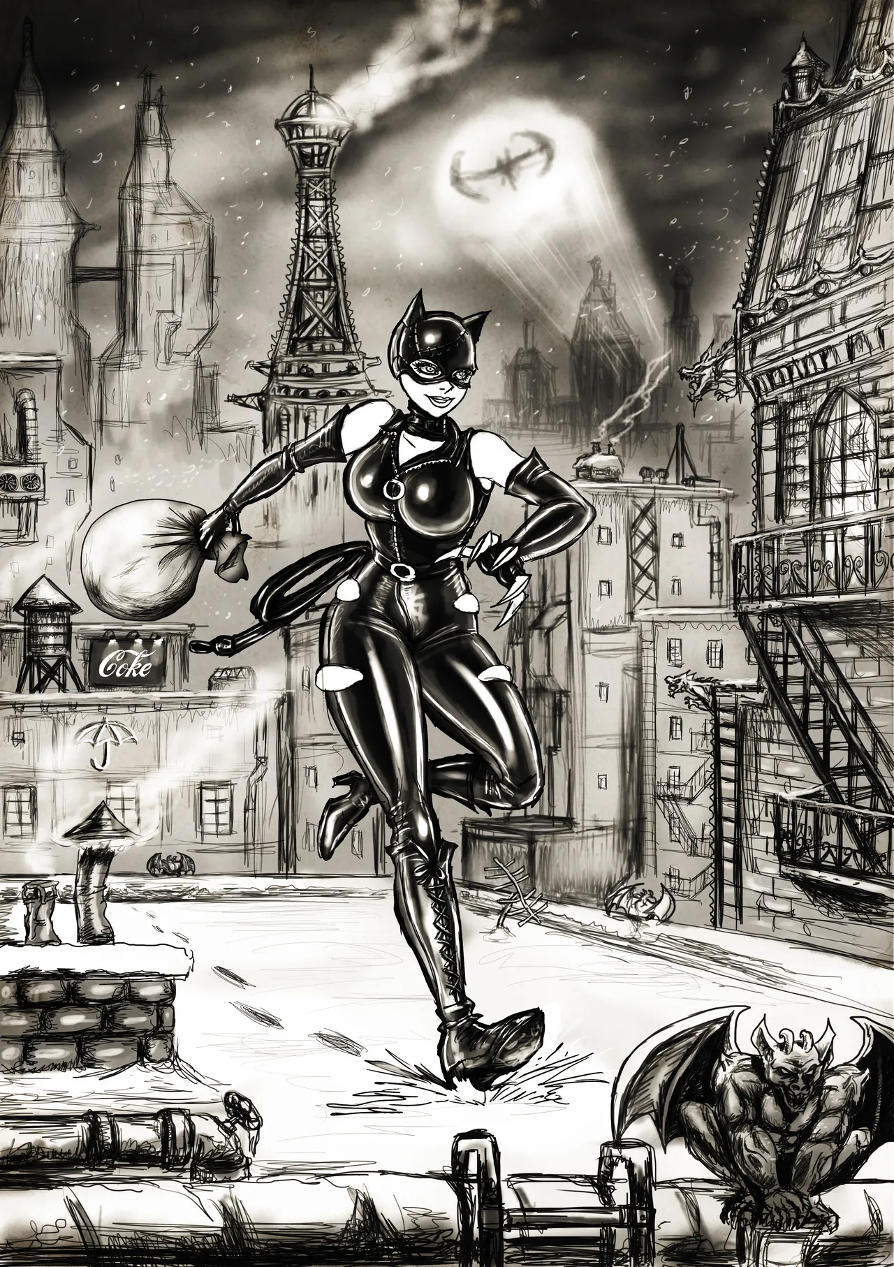 Catwoman Death and Destruction 2 page 2 full