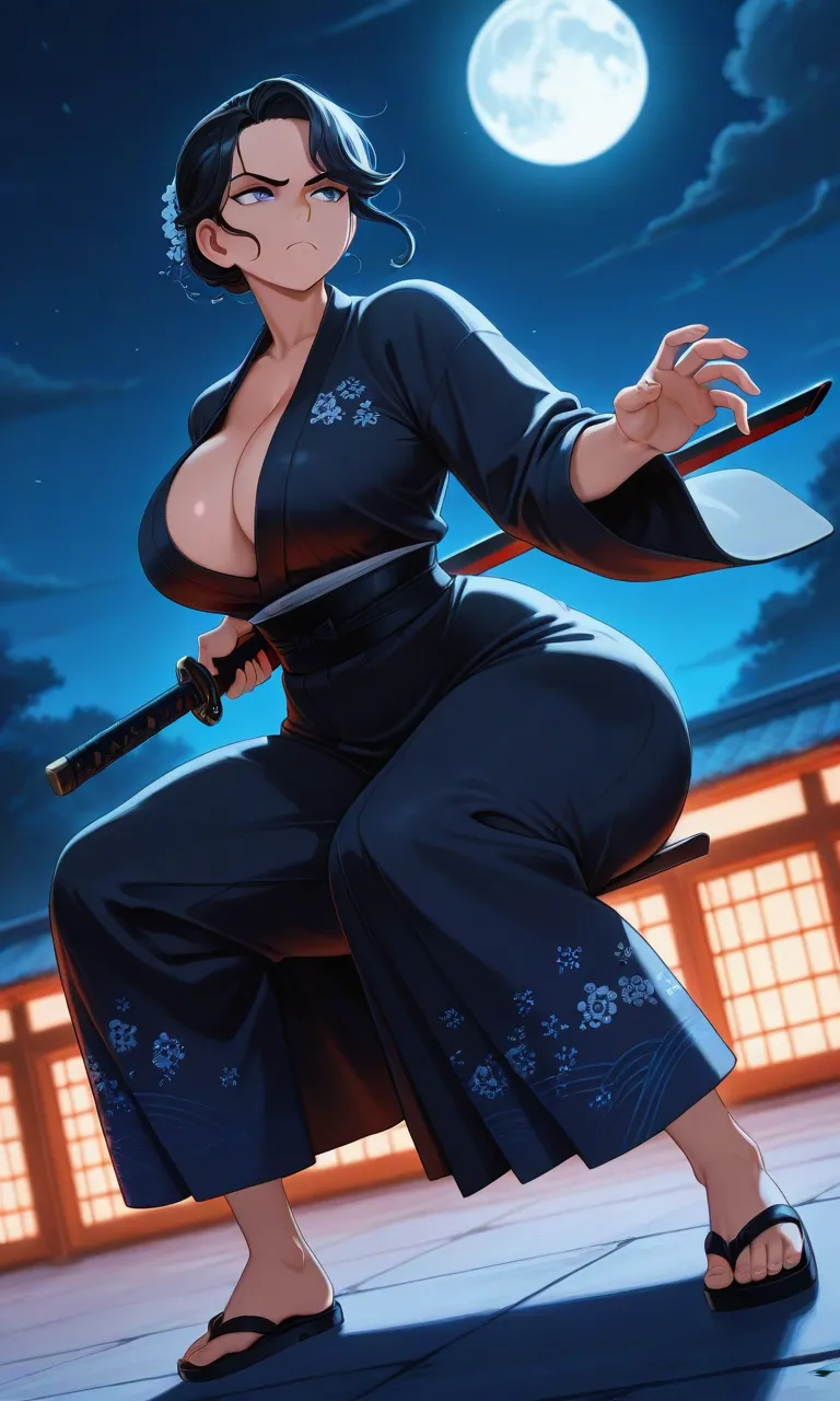 Blue Eyes Samurai - Mizu daidoujipv ai generated page 4 full