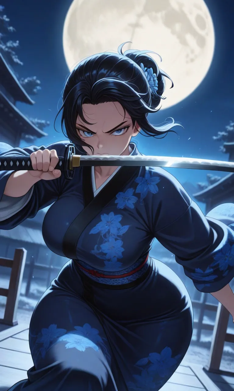 Blue Eyes Samurai - Mizu daidoujipv ai generated page 6 full