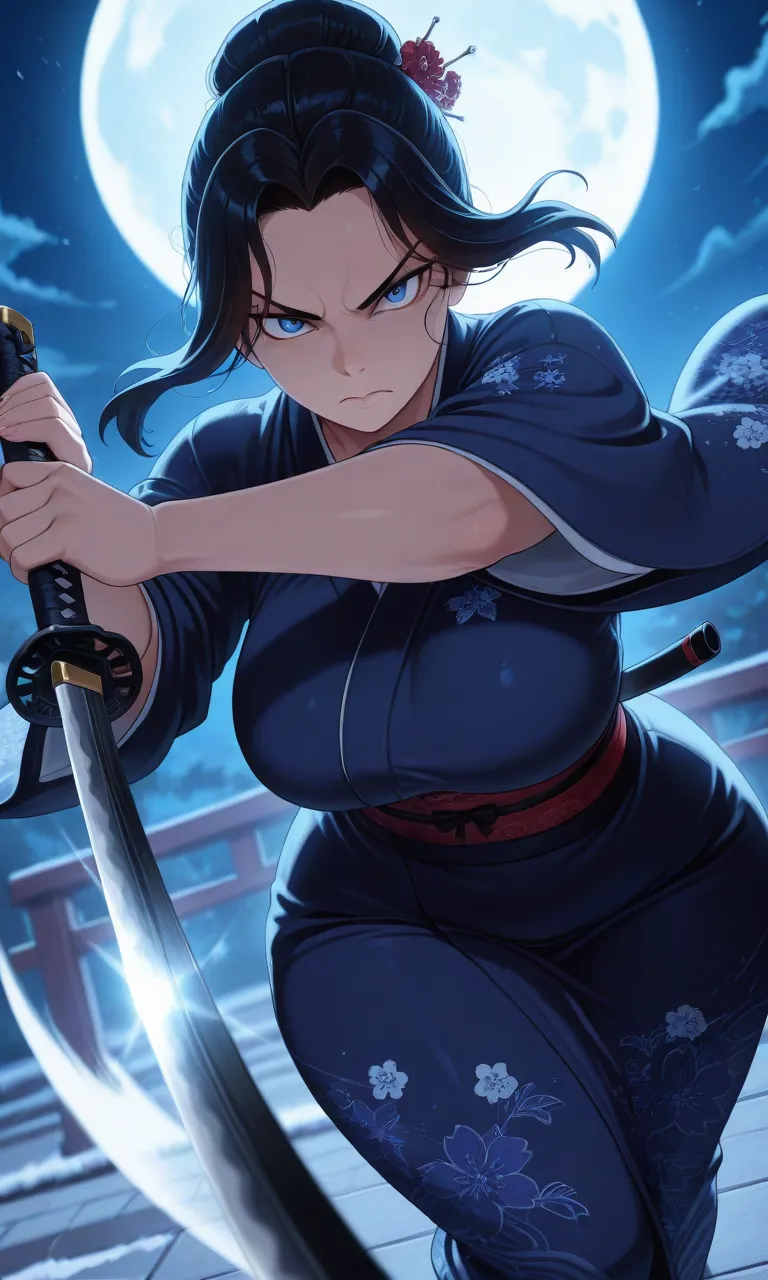 Blue Eyes Samurai - Mizu daidoujipv ai generated page 7 full