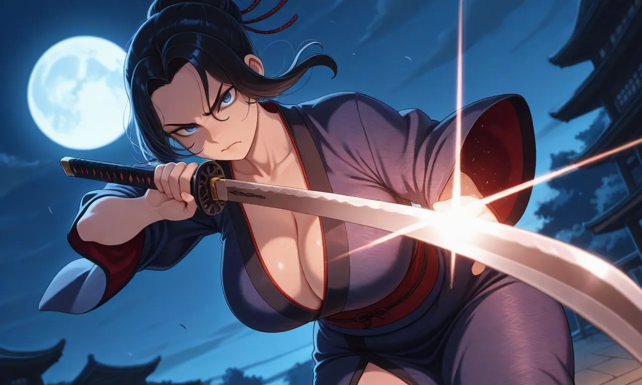 Blue Eyes Samurai - Mizu daidoujipv ai generated page 8 full