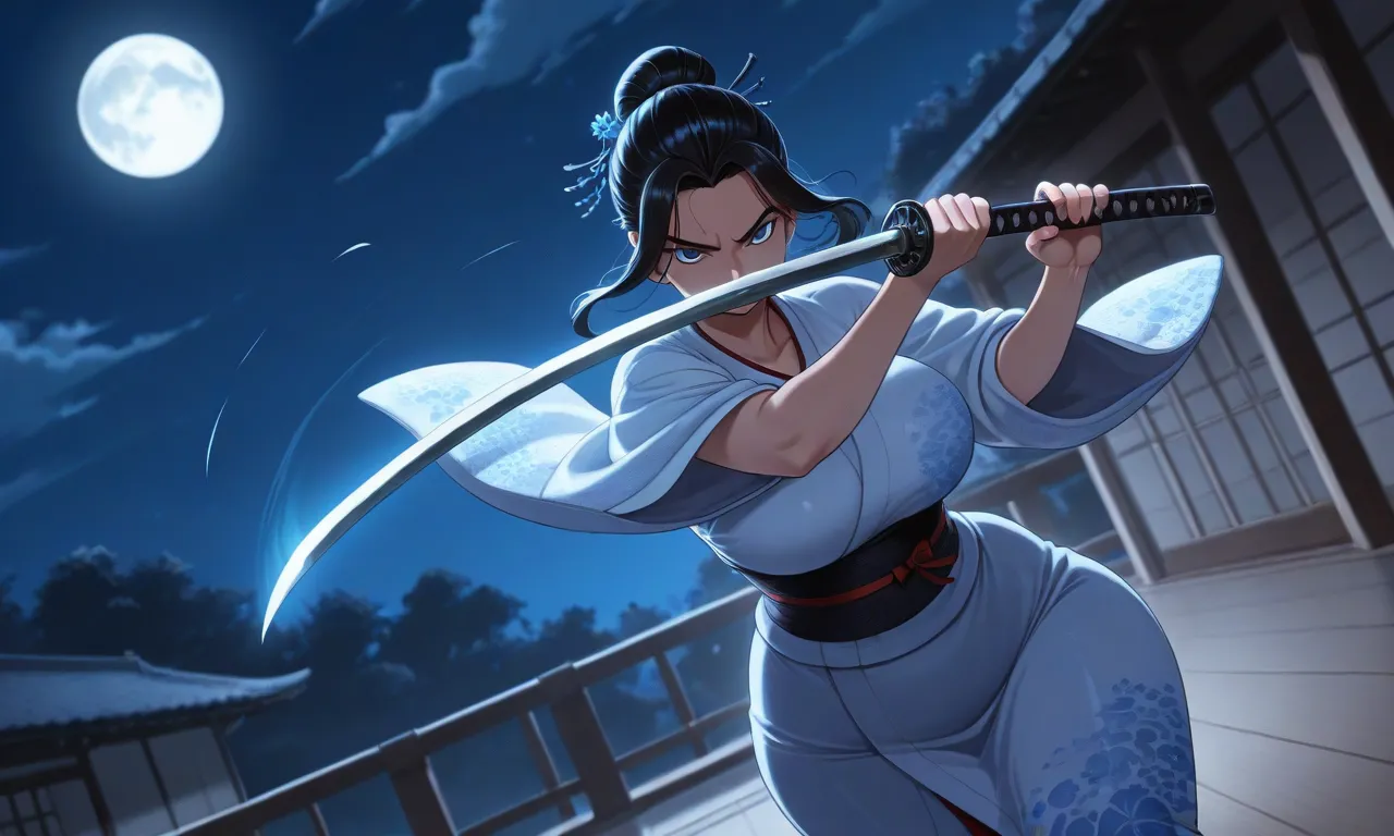 Blue Eyes Samurai - Mizu daidoujipv ai generated page 9 full