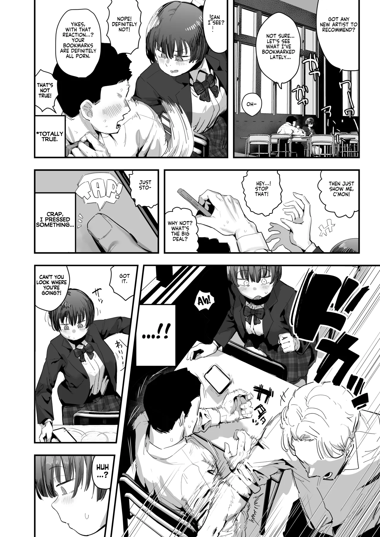 Bokutachi, Seiheki Friend. ~Onna Tomodachi no Aidokusho wa Ore no Daisuki na 'Chin Kagi Ero Manga' deshita~ Zenpen | My best friend was into the "cock-sniffing doujin" that I love! And now we're pervy sex friends! Part 1 page 3 full
