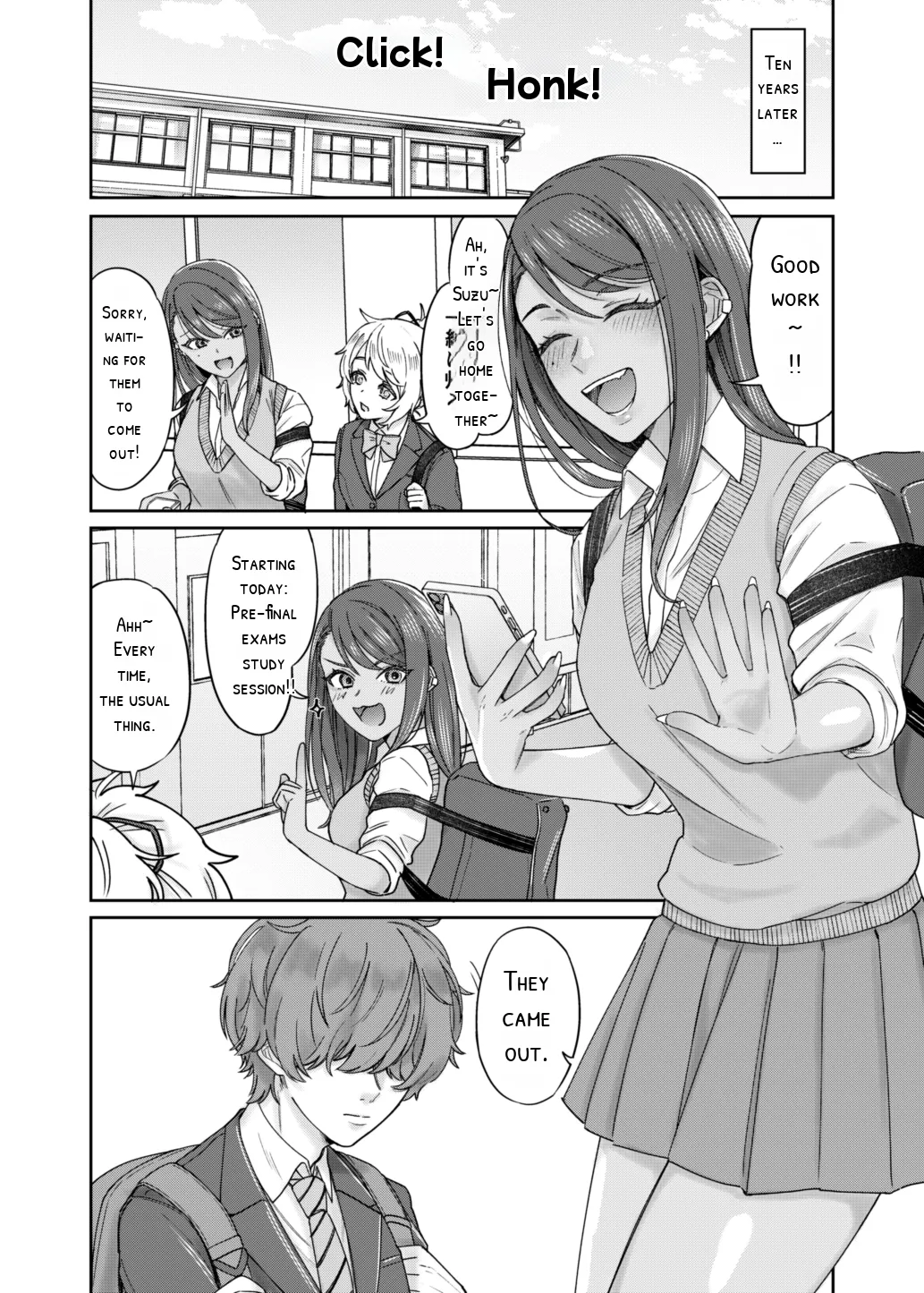 Kuro Gyaru Osananajimi to Himitsu no Benkyou Shichau Hanashi page 3 full