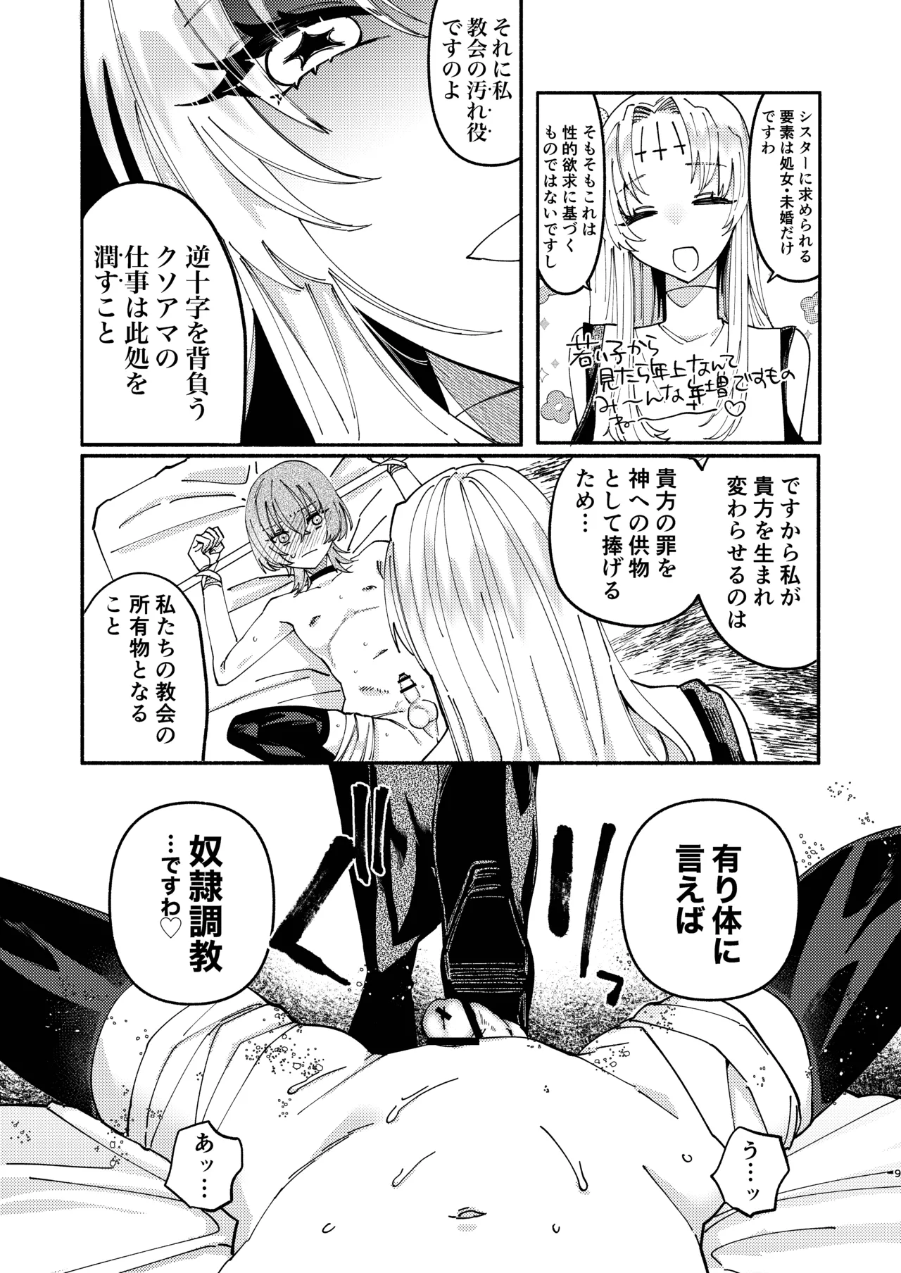 ソドムの断罪-裏稼業シスターの楽しい奴●調教日記- page 9 full