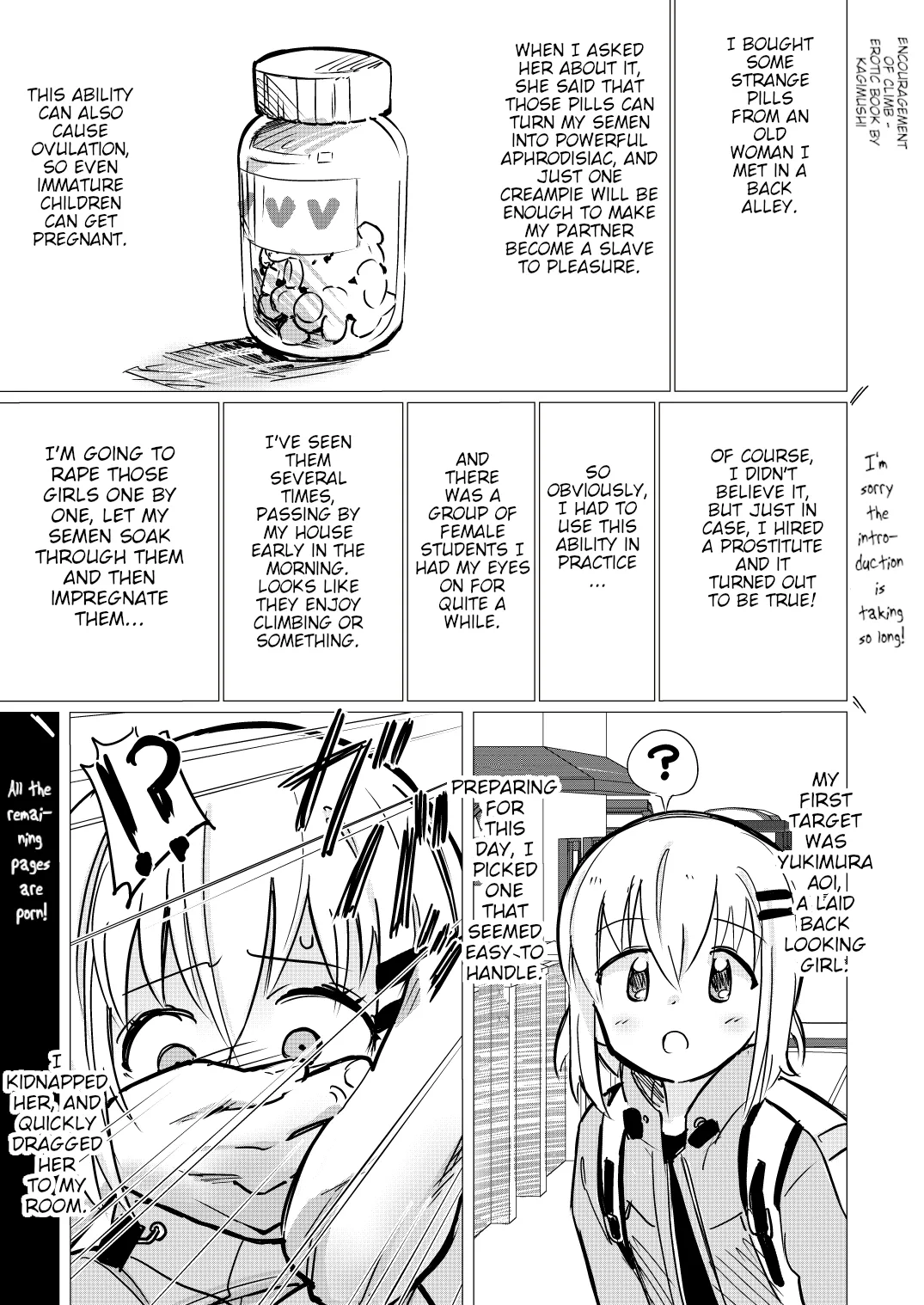 Encouragement of Climb Erotic Book page 2 full