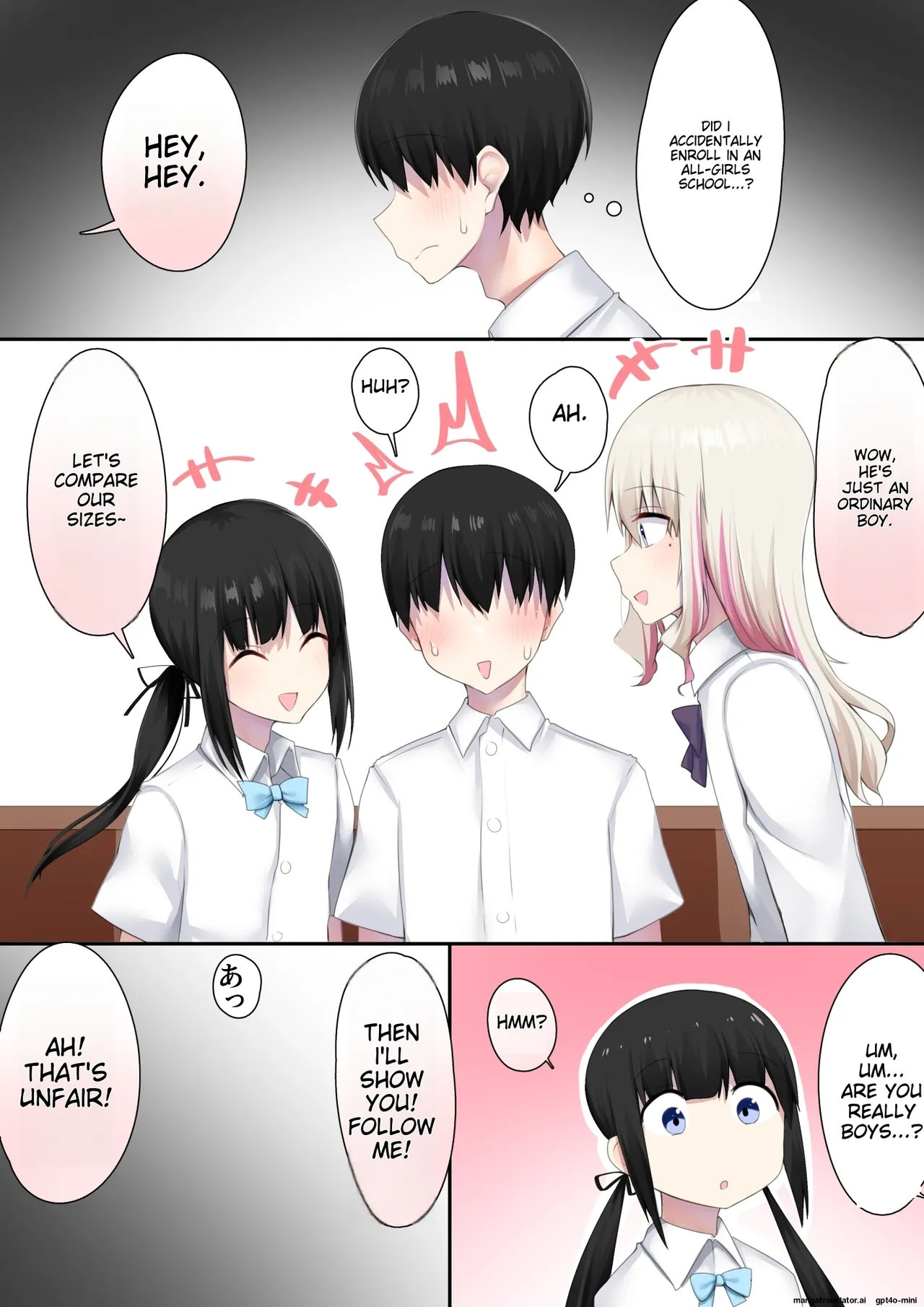 Danshikou ni Nyuugaku Shitara Ore Igai Zennin Otokonoko datta page 4 full