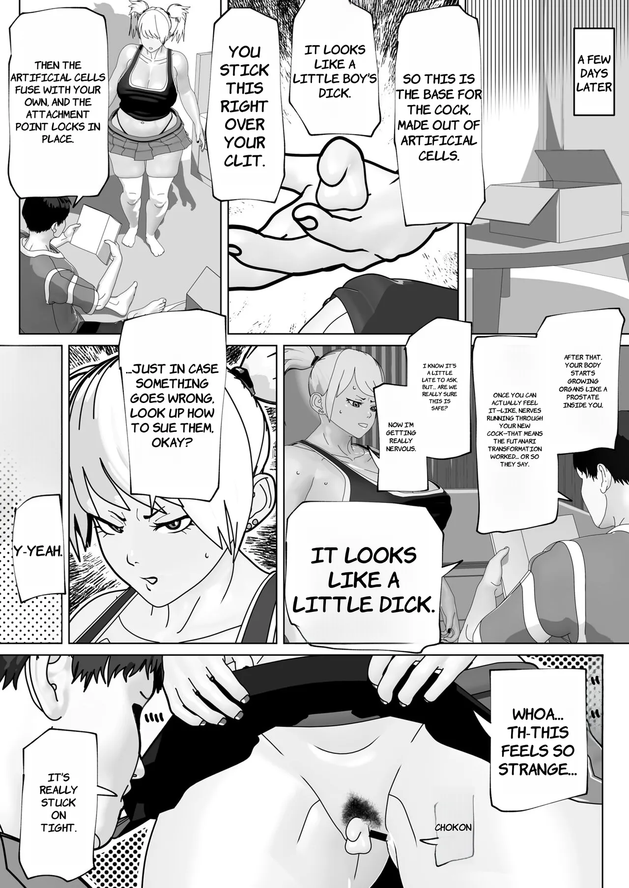 Futanari Subscription - ENGLISH AI TRANSLATED page 8 full