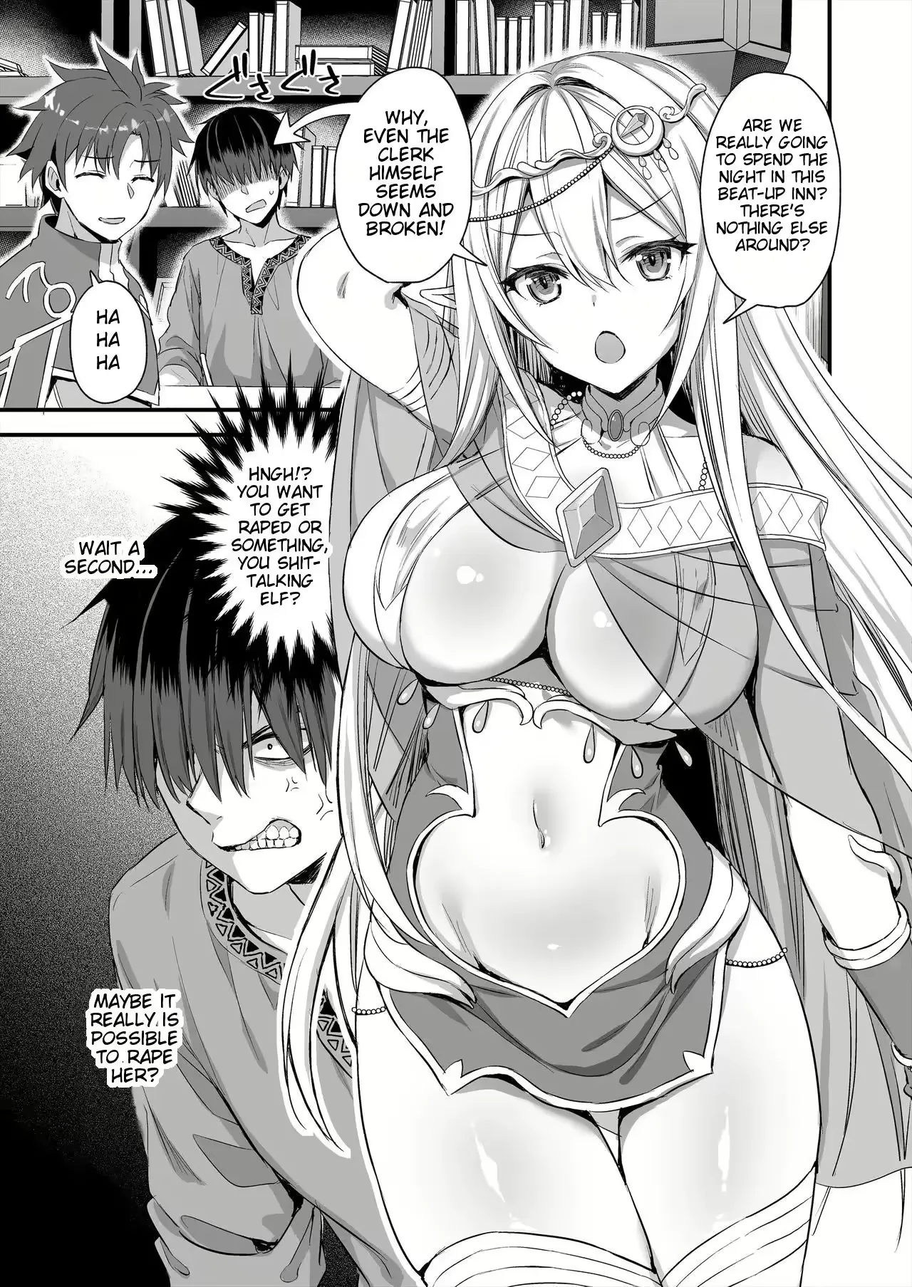 Horny Isekai Elf's Evil Eye page 4 full