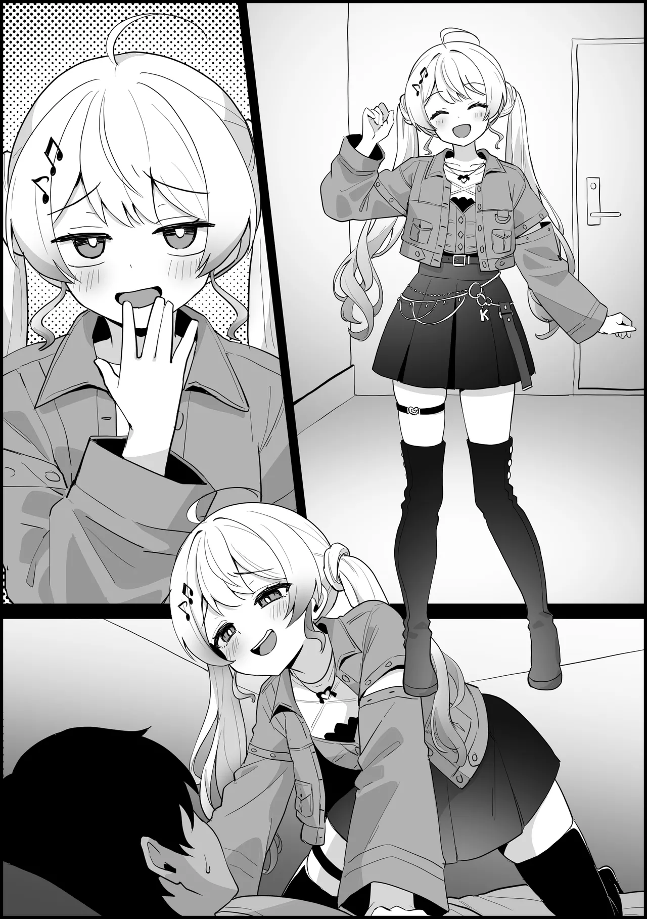 ライブ衣装が可愛すぎて、 音の勢に分からされる 音〇瀬奏 page 8 full