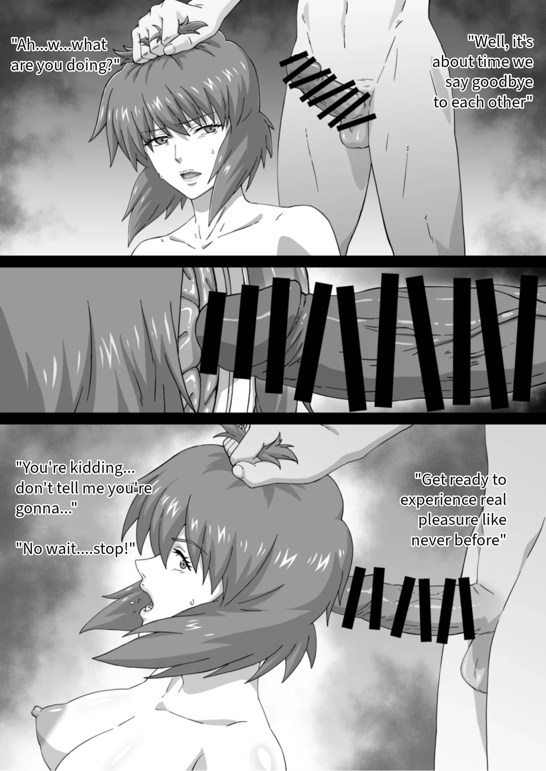 kuensan Motoko Brain Rape Ghost in the Shell:  English Translation from Reddit page 10 full