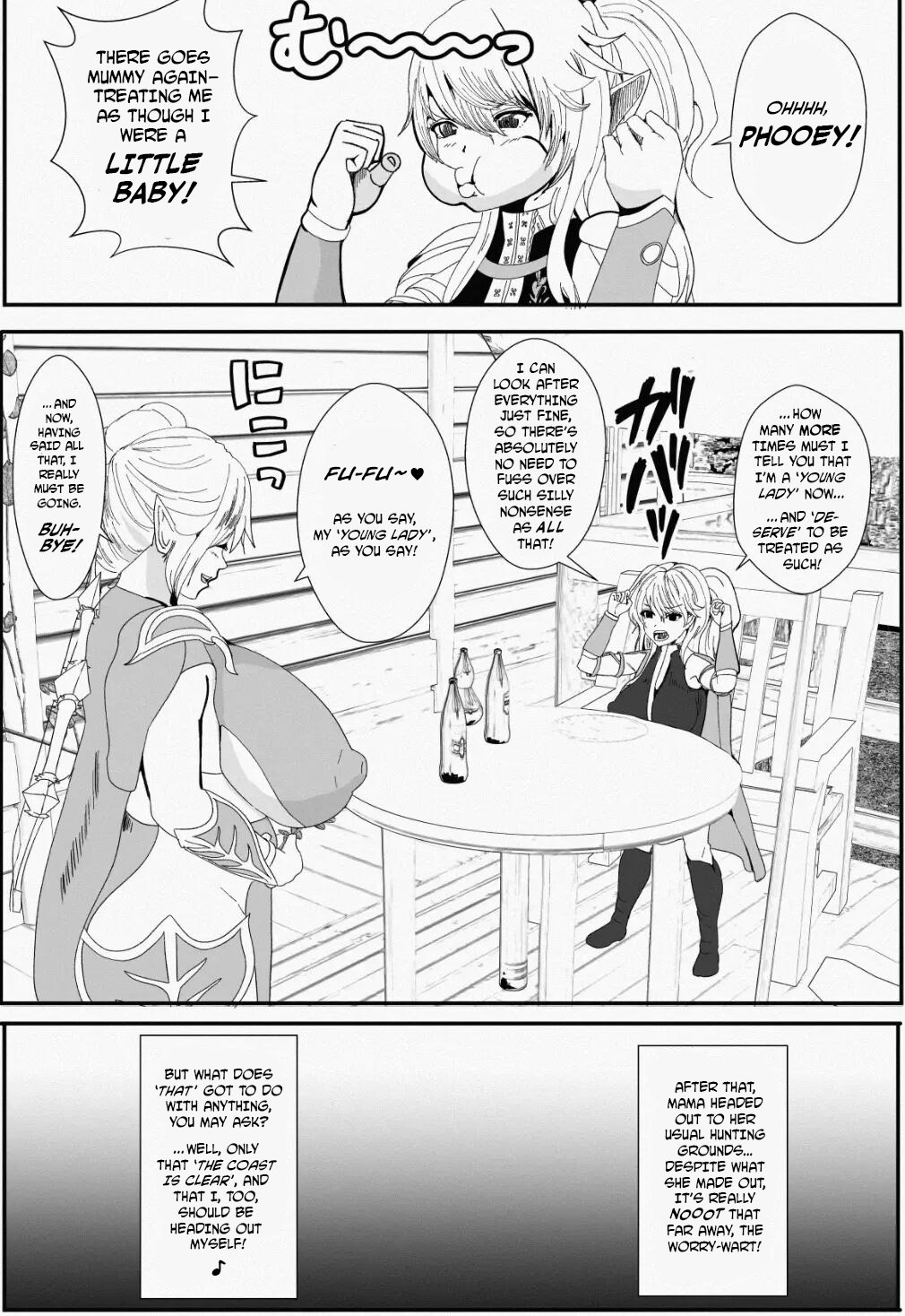 Kawa to Elf to Sanzokudan ~Kawa ni Sare Shukka Sareru Elf no Kazoku~ | Of Skins, Elves, And Bandits — How A Family Of Elves Were Made Into Skin, And Promptly Shipped Off page 4 full