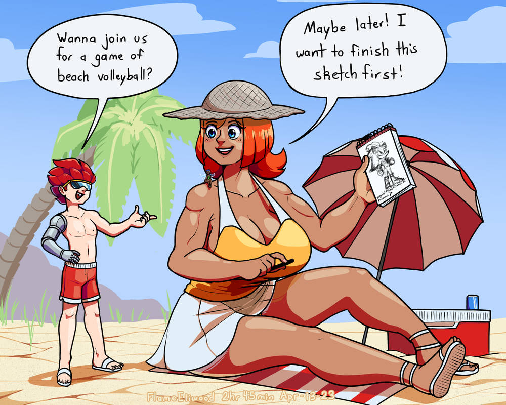 Artist:FlameEliwood  ignatius and amber page 4 full