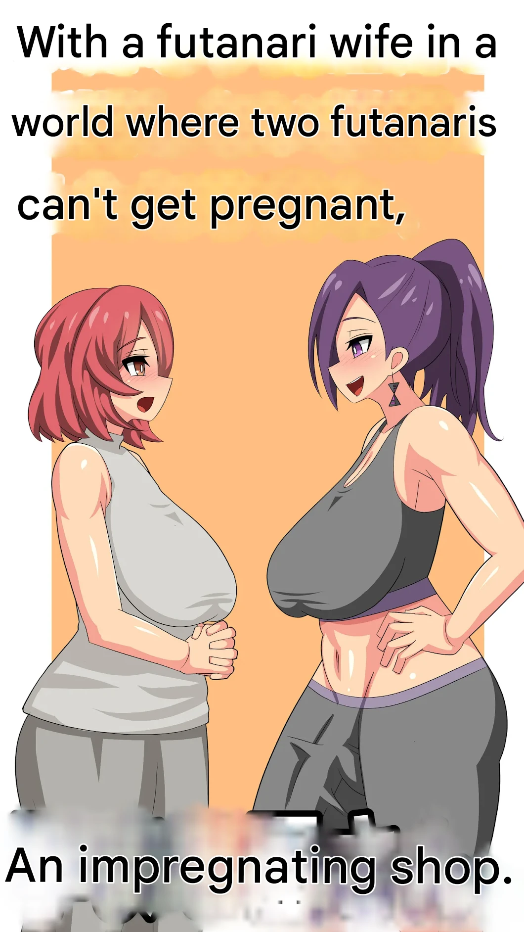 Futanari Doushi da to Ninshin Shinai Sekai no Futanari Tsuma to, Haramaseya-san. page 1 full