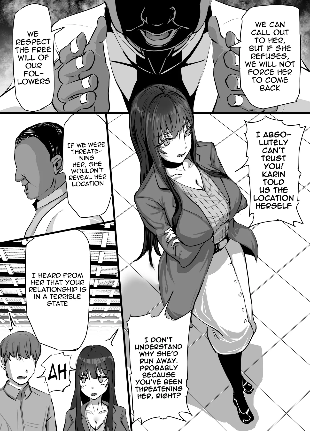 Shinkou Shuukyou ni Hamatta Manamusume o Sukuitai Hitozuma ga Kyouso no Sennou Sex de Nyuushin shite Netorareru Hanashi page 5 full