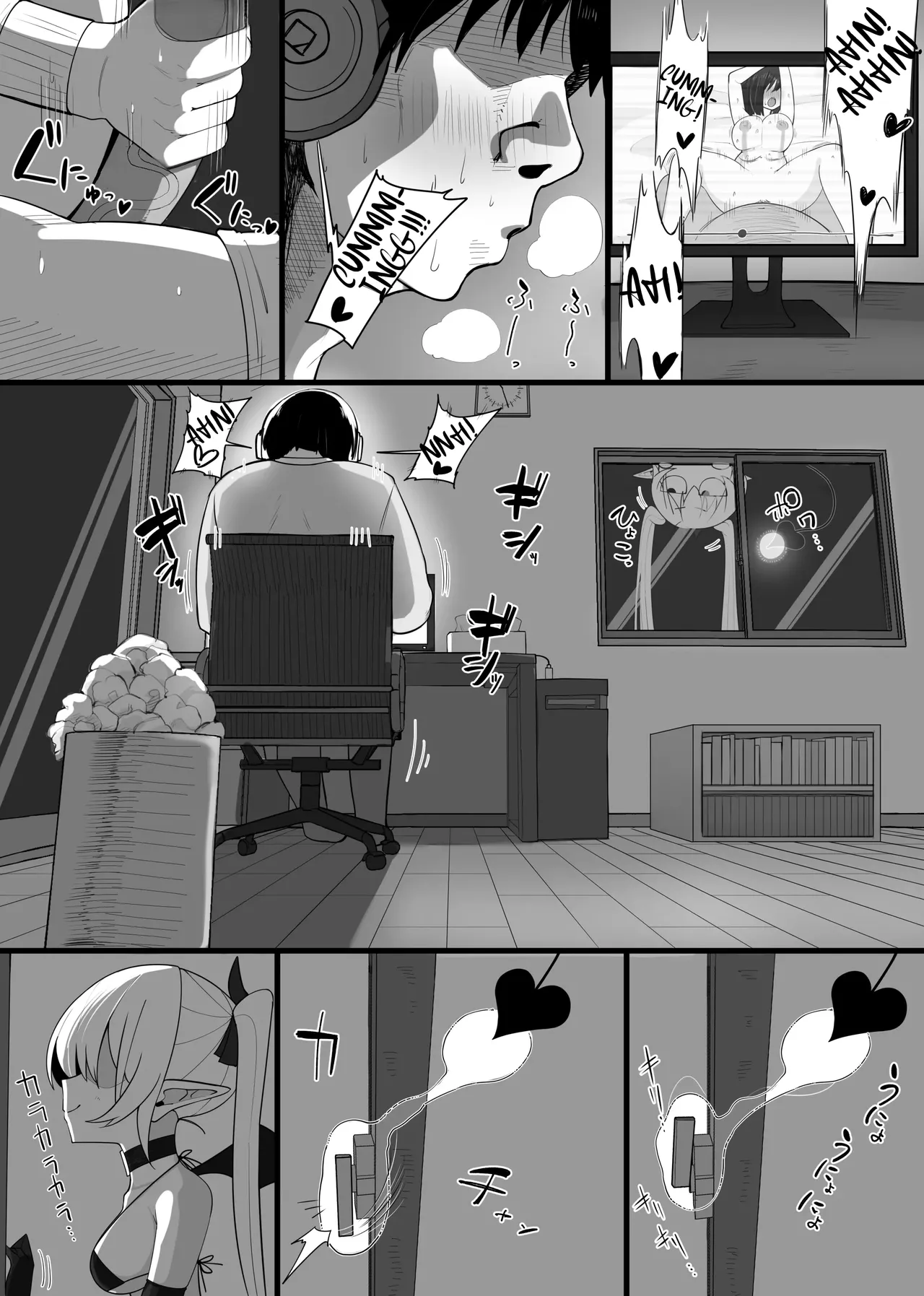 Atashi no Ejiki ni Narinasai! 1+2+bonus | Fall prey to a succubus! 1+2+bonus page 4 full