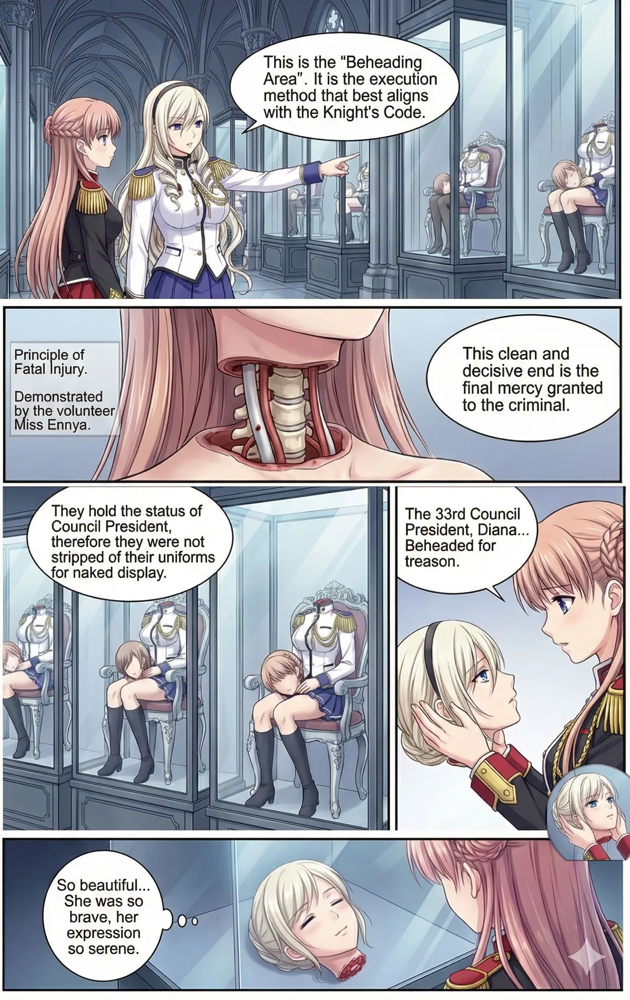 Sacrifice of the female knights 骑士学院英灵殿 page 8 full