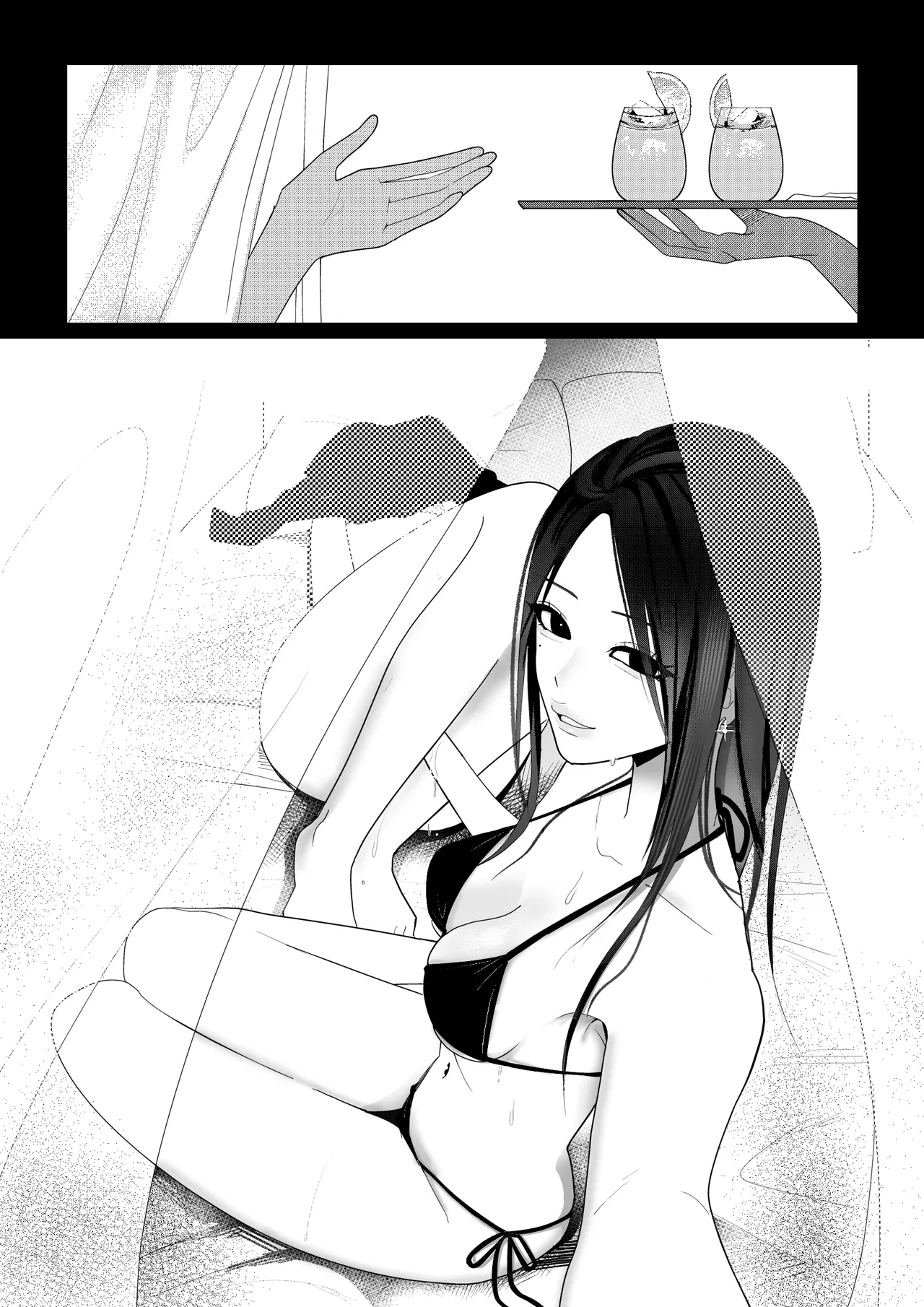 Umi Kita noni Hinnyuu Kanojo ga Kawaisugite Les Sex shika Shitenai page 5 full