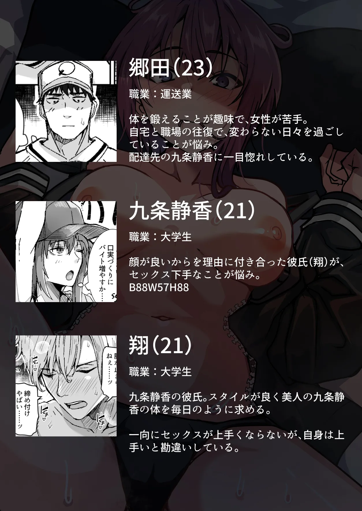 配達員の俺、配達先の美人JDと縁あってエッチできた件 page 2 full