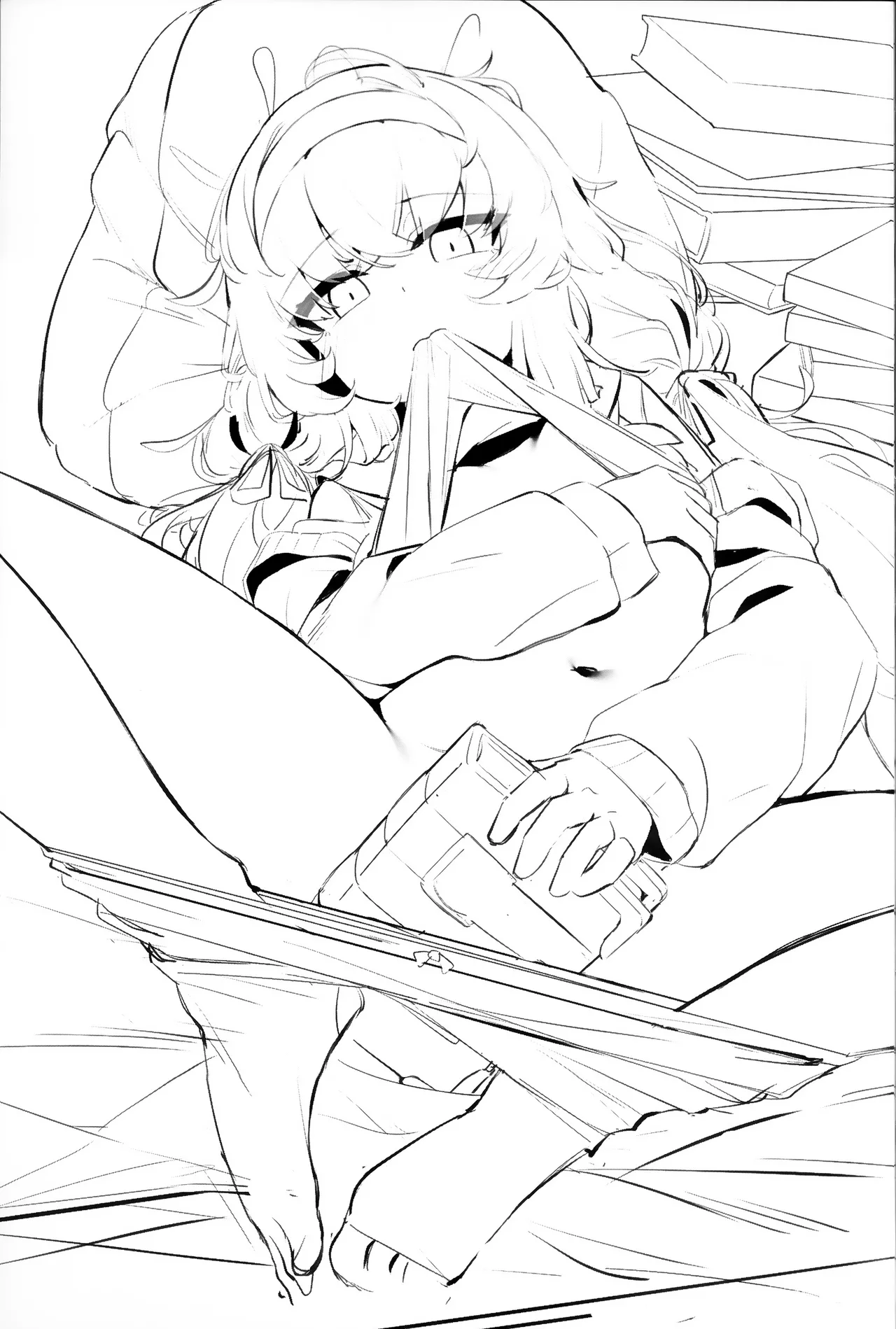 Shippitsu Chuudoku | 執筆中毒 page 3 full