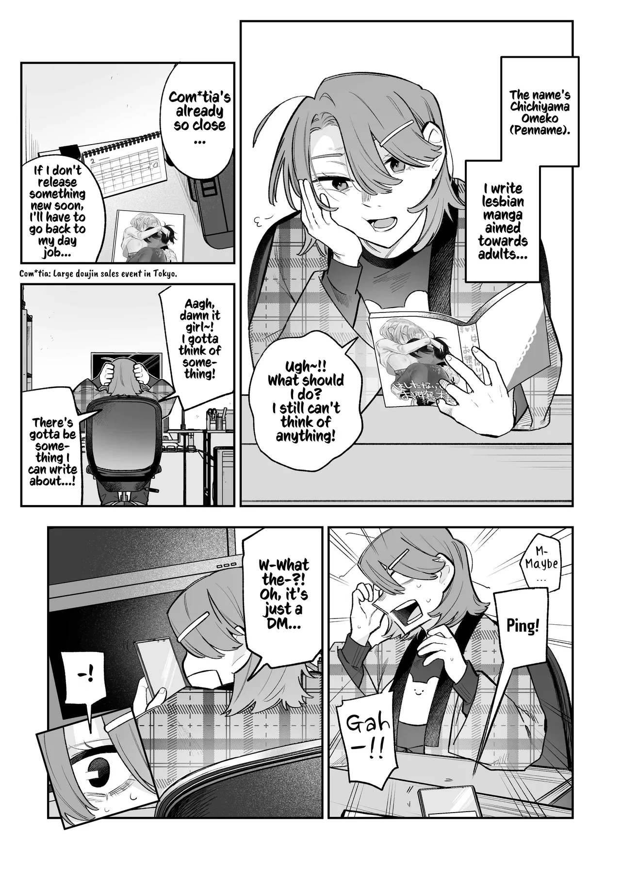 Onna Doushi no Sex ga Mitakatta dake nano ni Watashi mo Suru Koto ni Nattan da ga! | Roped Into Lezzy Sex: I Just Wanted to Watch~!! page 4 full