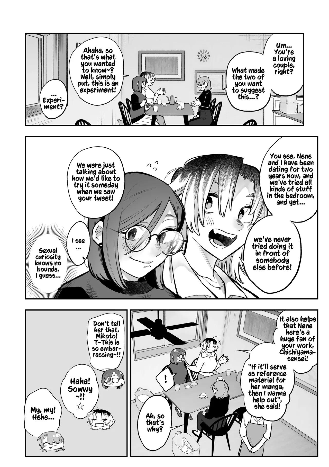 Onna Doushi no Sex ga Mitakatta dake nano ni Watashi mo Suru Koto ni Nattan da ga! | Roped Into Lezzy Sex: I Just Wanted to Watch~!! page 7 full