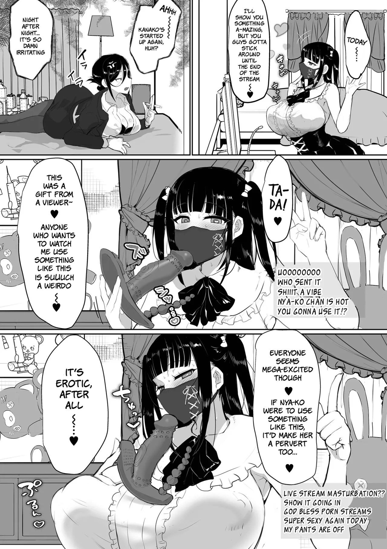 Futanari Streamer's Destructive, Perverted Masturbation Broadcast page 3 full