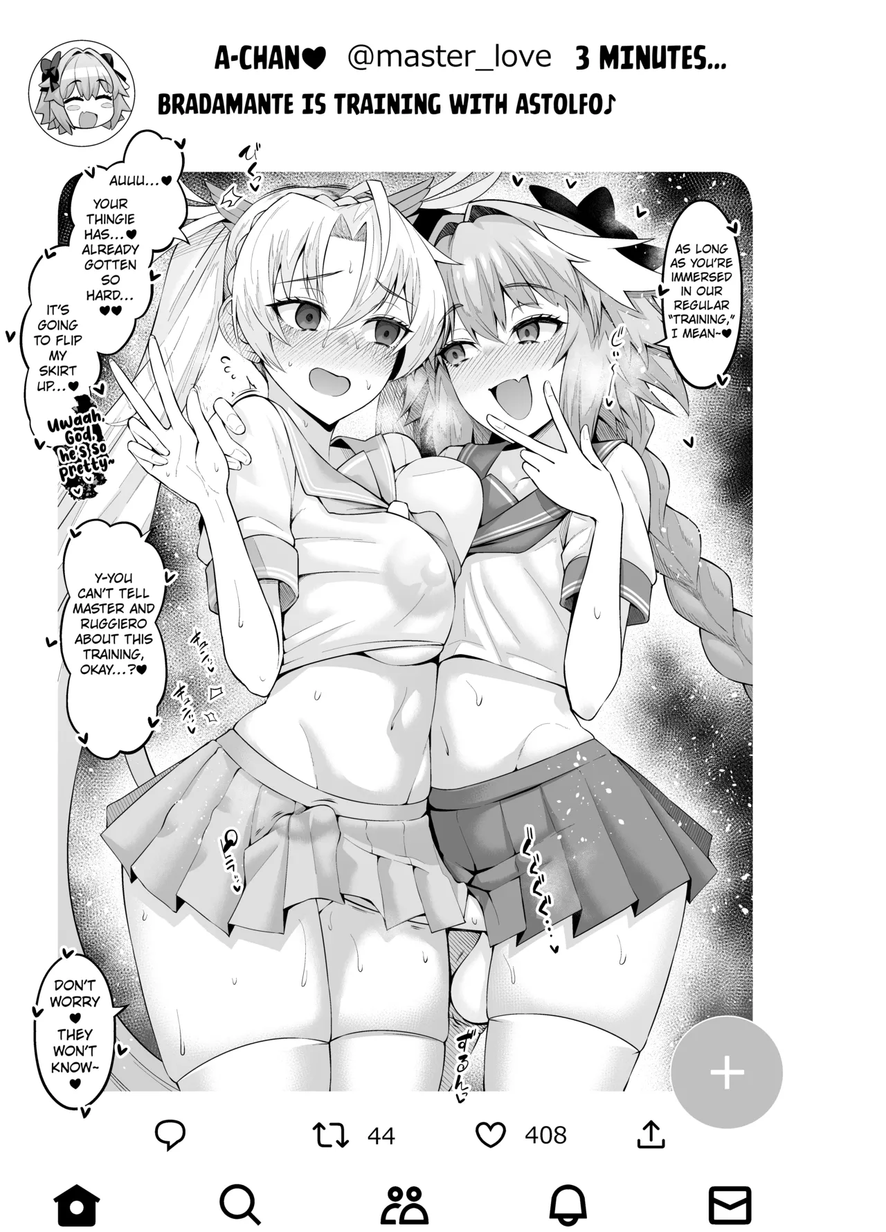Bradamante is Training with Astolfo page 3 full