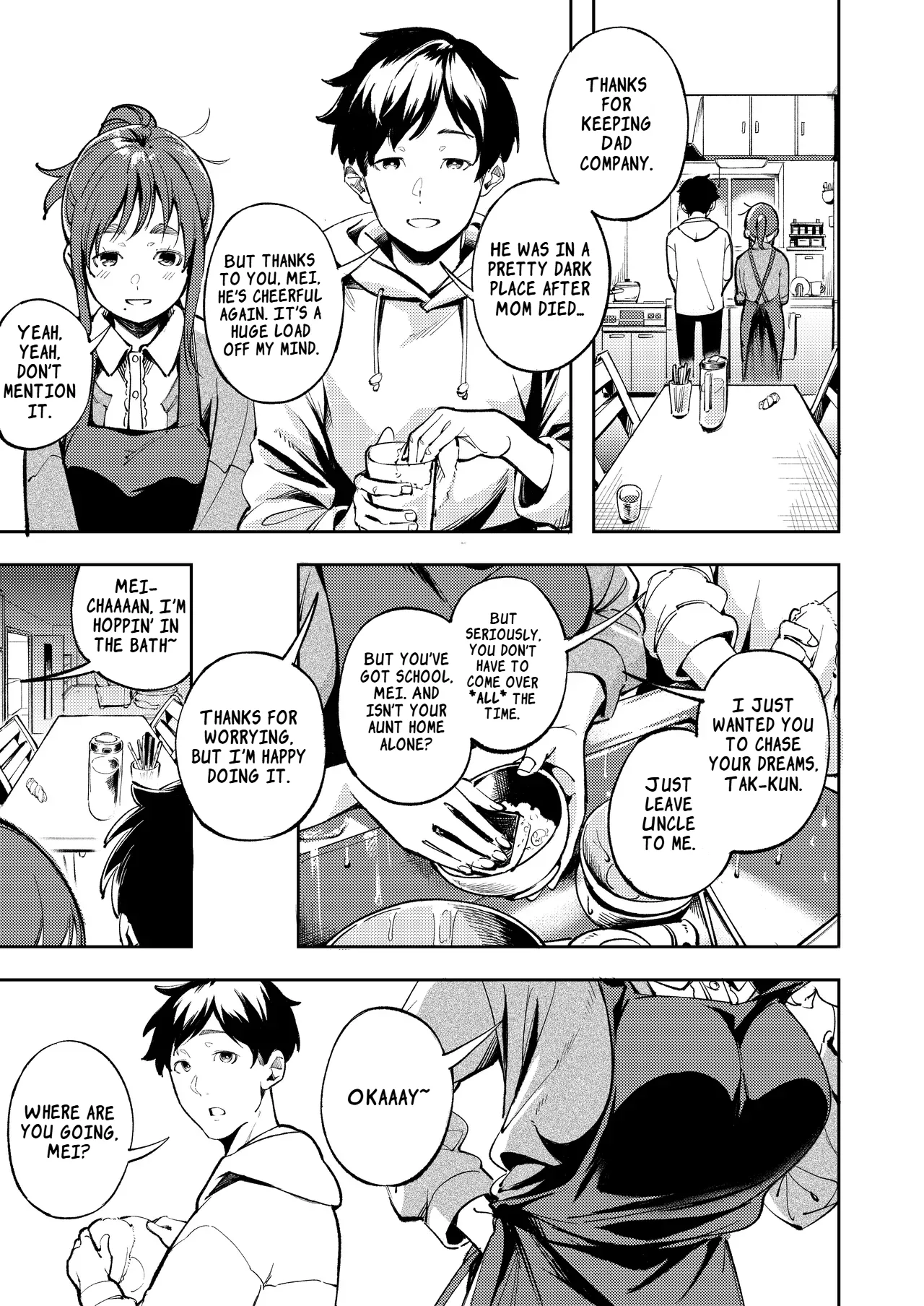 Hisashiburi ni Kisei Shitara Osananajimi ga Chichi ni Dakareteta | When I Returned Home After a Long Time, My Childhood Friend Was Being Taken by My Father page 9 full