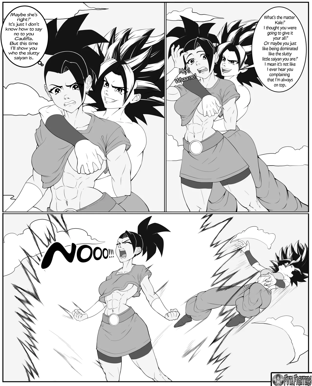 Caulifla vs Kale FutaFighters ongoing page 6 full