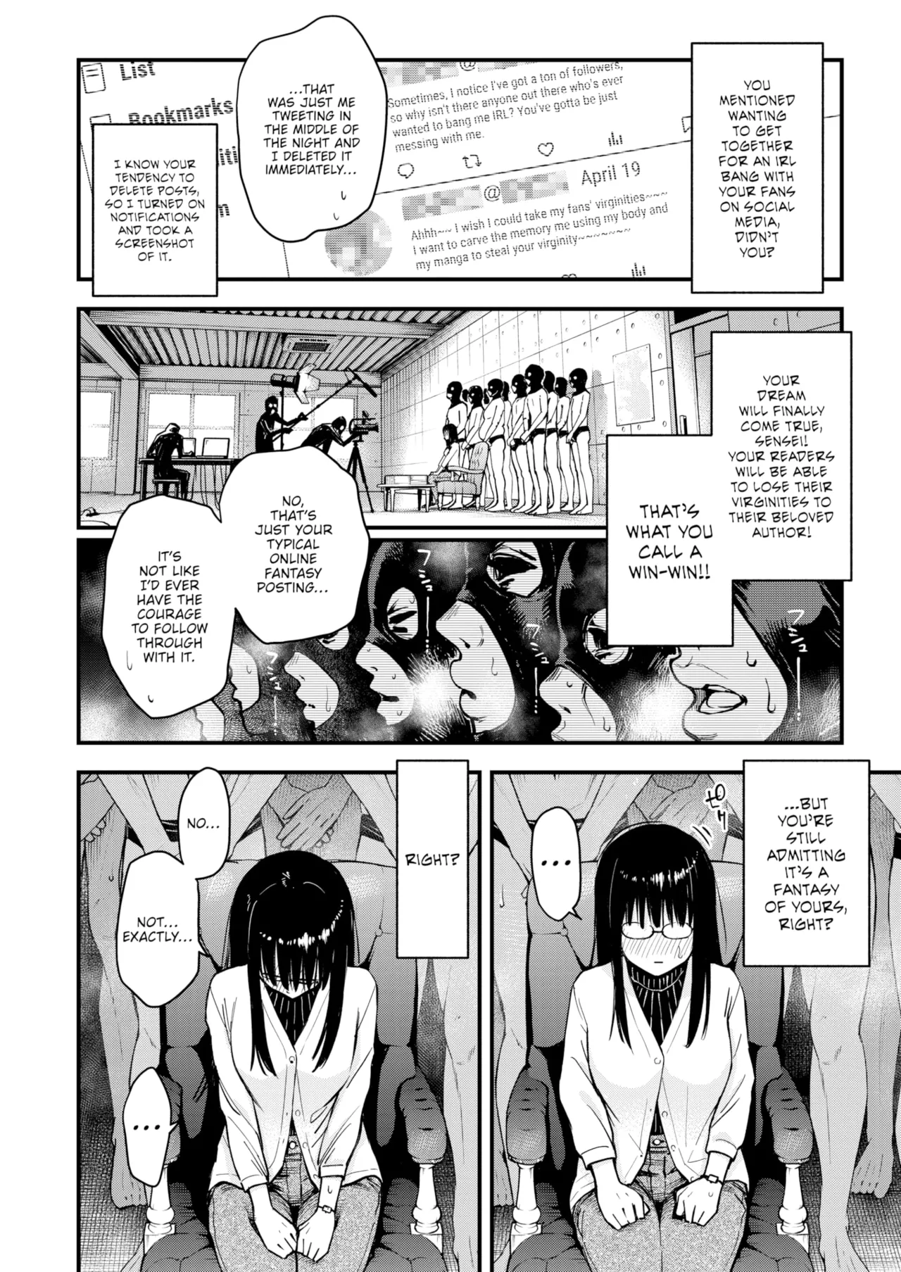 #PaidGirl  ~Ero Manga Author Will Let You Dip Your Wick if You Buy Her Book~ page 4 full