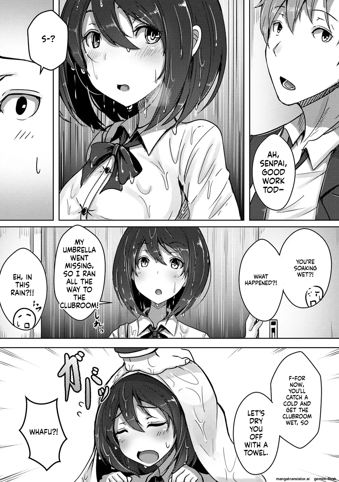 Watashi, Nureyasui n Desu: Ame-Onna no Senpai to Bushitsu de Nuresuke Ecchi  Watashi, Nureyasui n Desu: Ame-Onna no Senpai to Bushitsu de Nuresuke Ecchi page 4 full