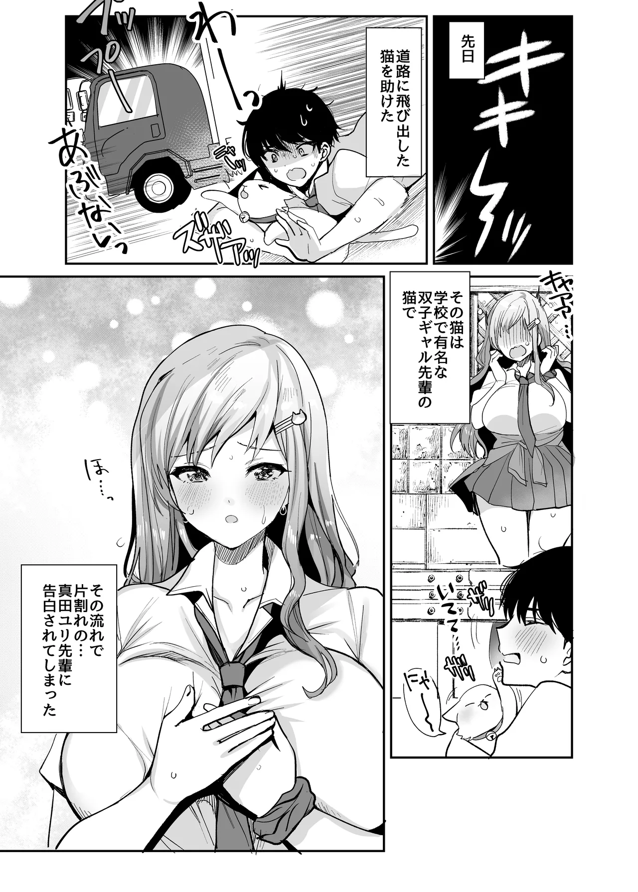 双子ギャルを僕のチンポで虜にしちゃった話。 page 2 full