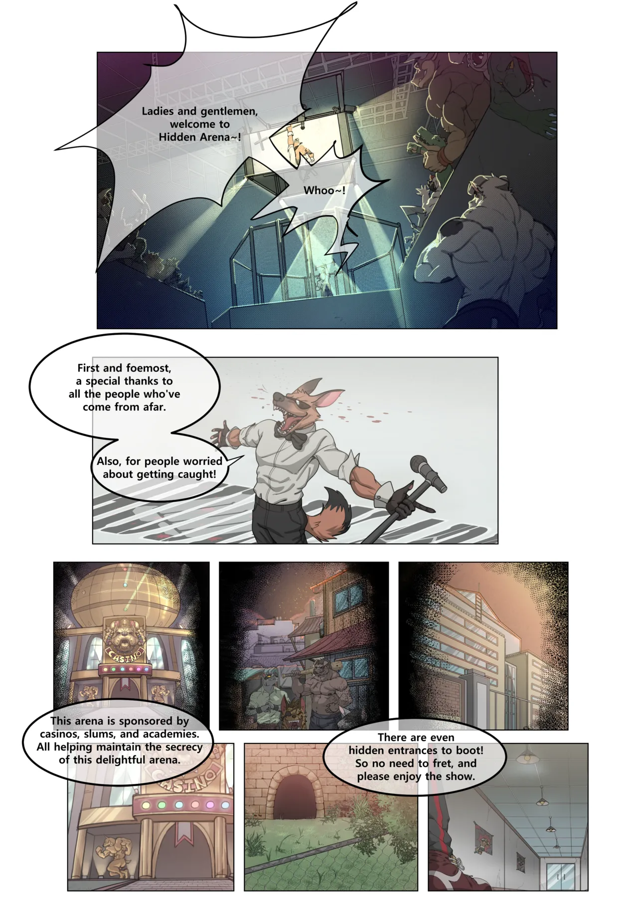 Hidden Arena 1-6 page 1 full