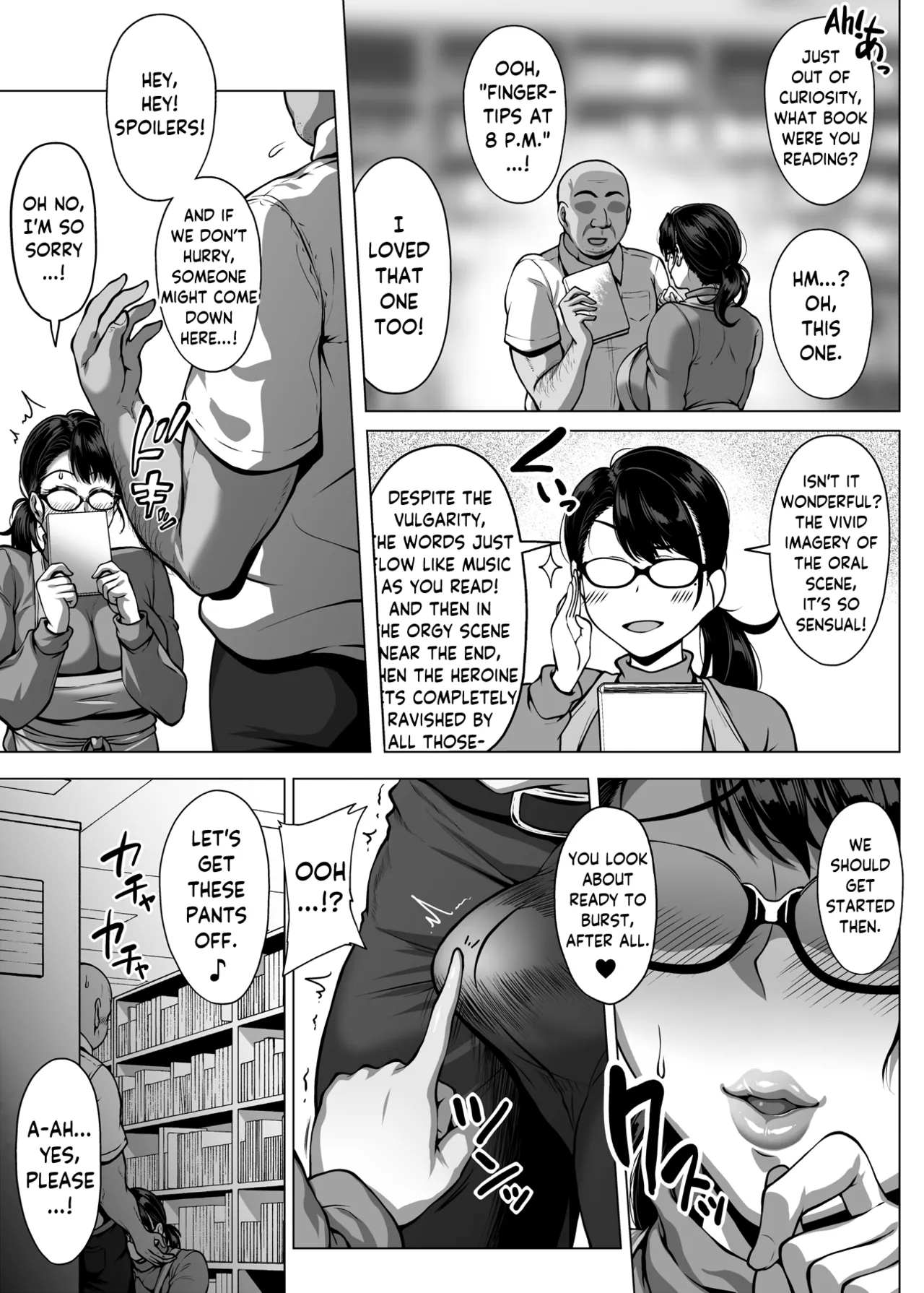 Omanko o Kashidashite Kureru Dosukebe Shisho-san | Lewd Librarian: Pussy for Loan page 10 full