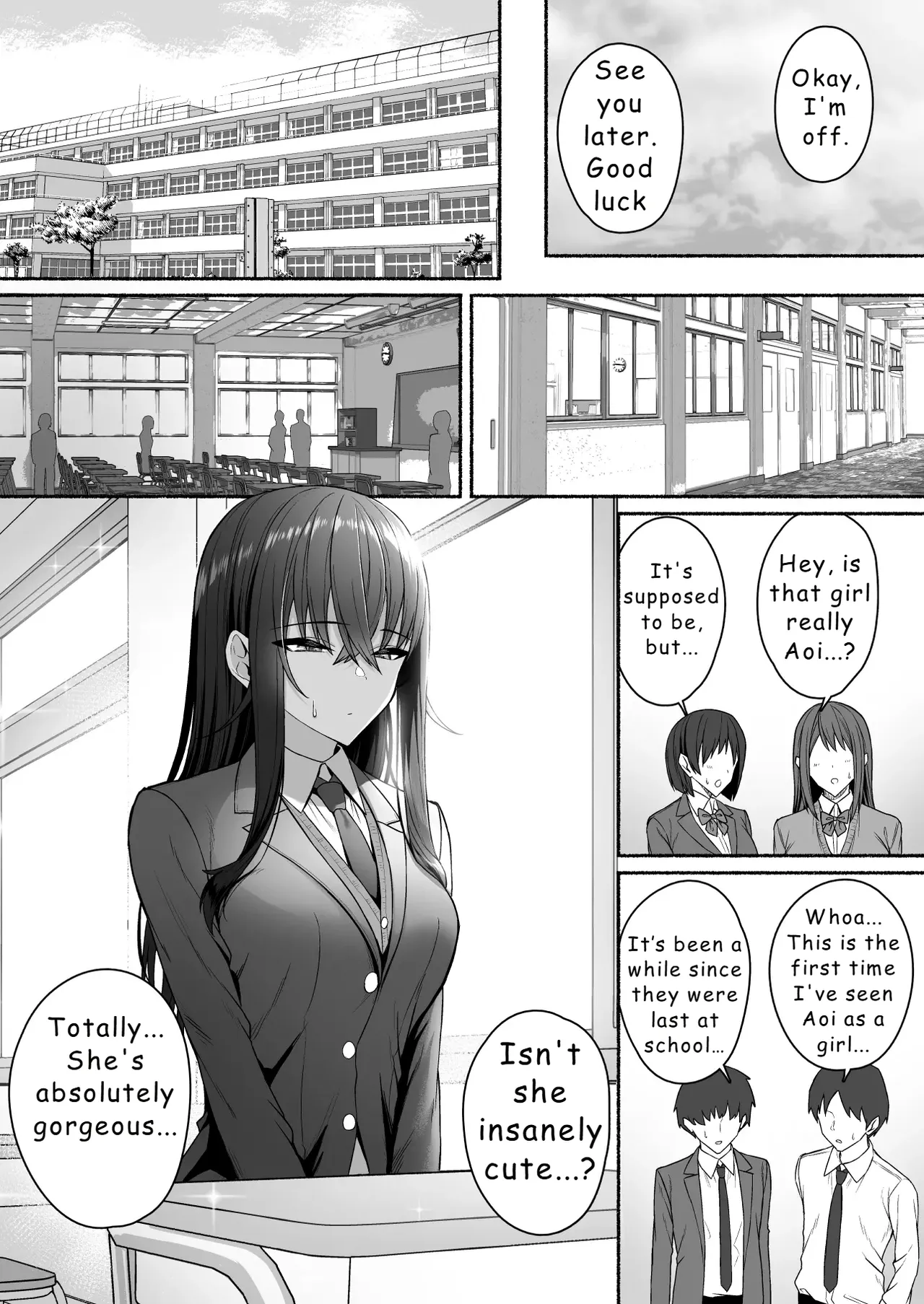 Gal to Boku ga Seibetsu Gyakuten Mesu ni Mezameru Boku page 10 full