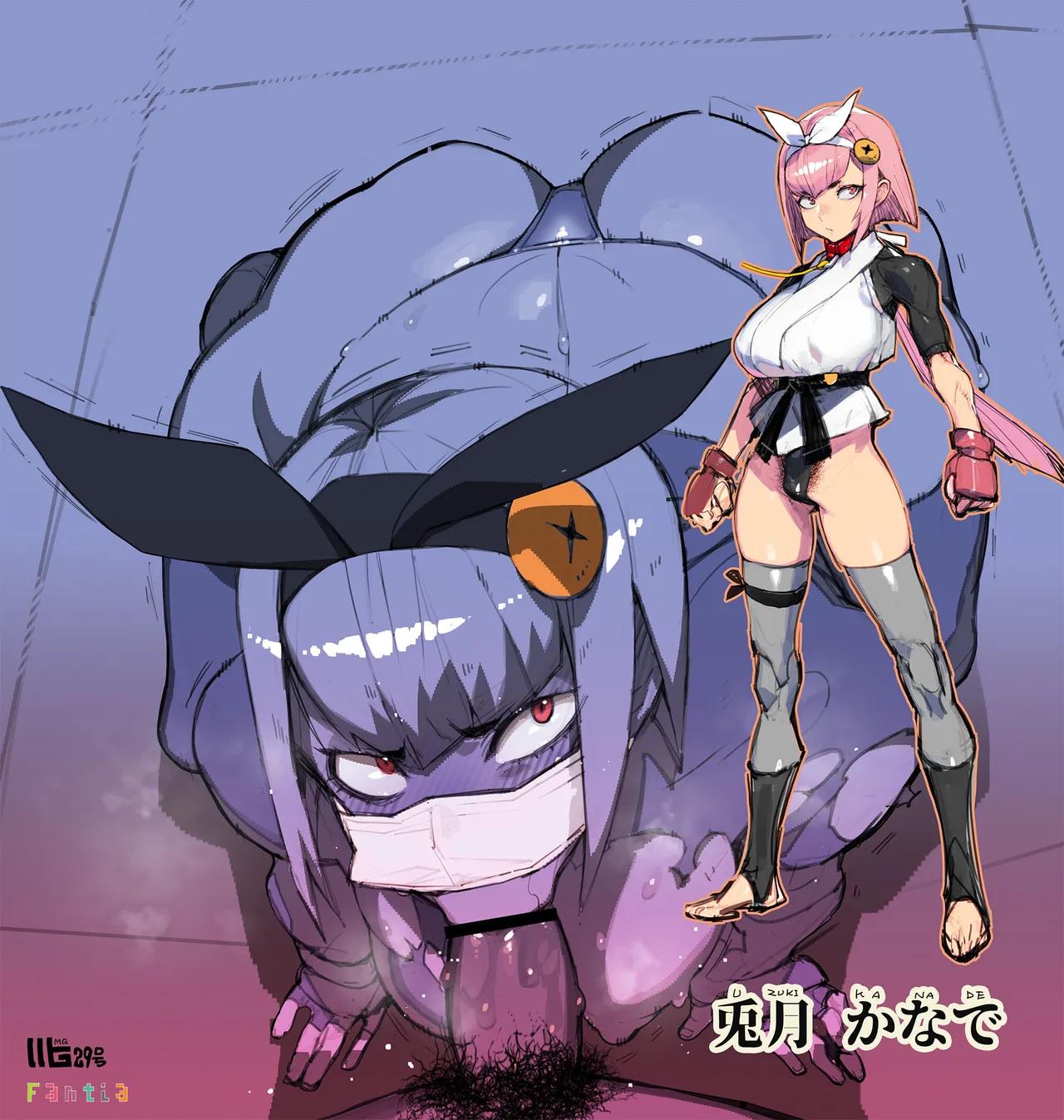 Usagi-san's mask Hyottoko blowjob page 6 full