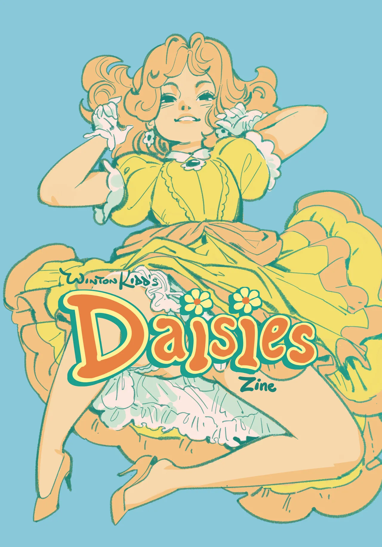 Daisies Art Zine page 1 full