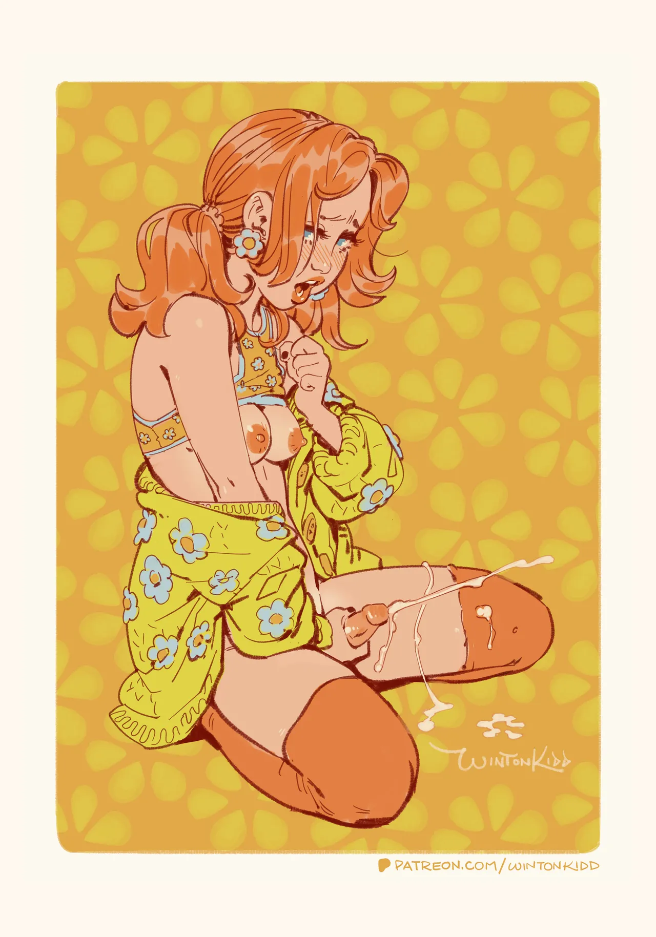 Daisies Art Zine page 5 full