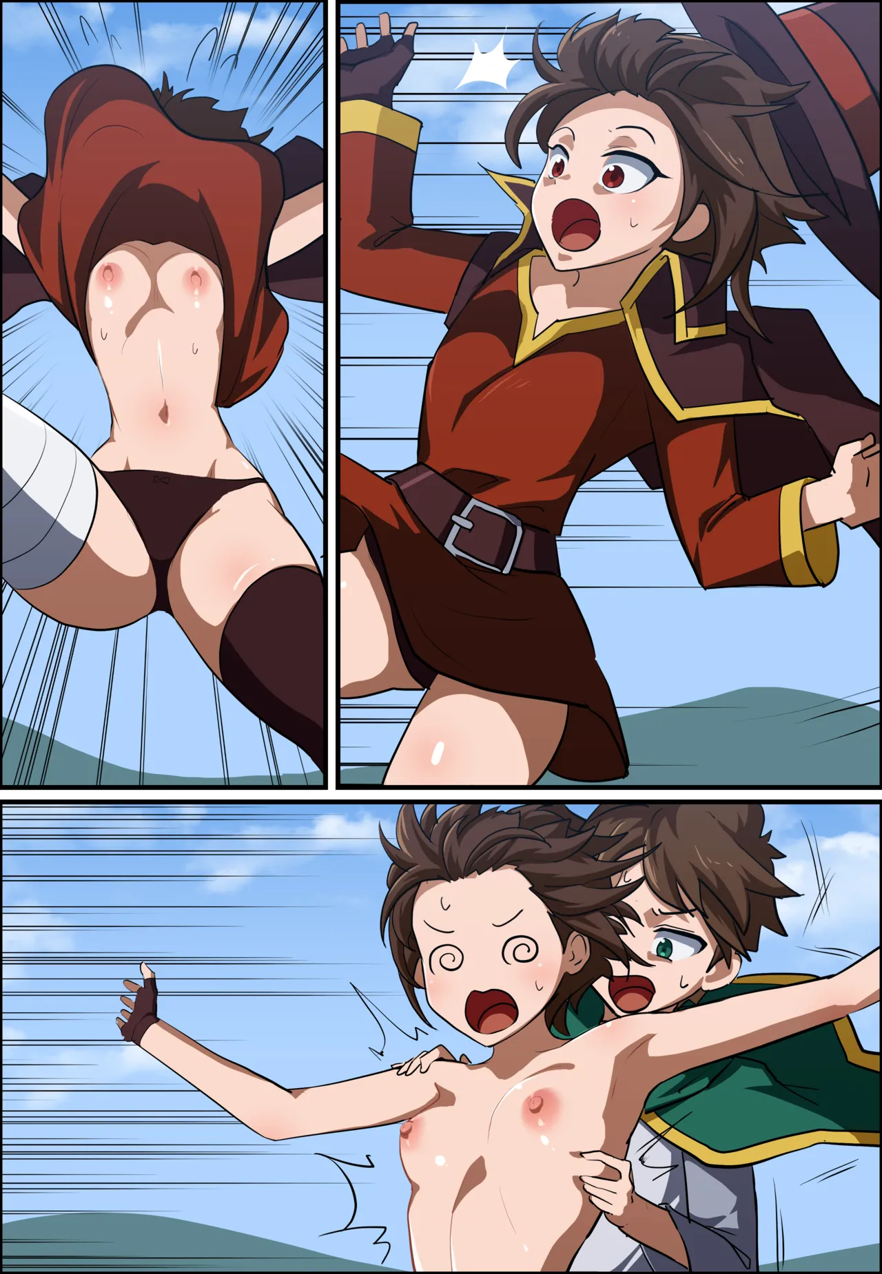 KONOSUBA - Kazuma Satou / Aqua / Megumin / Darkness page 9 full