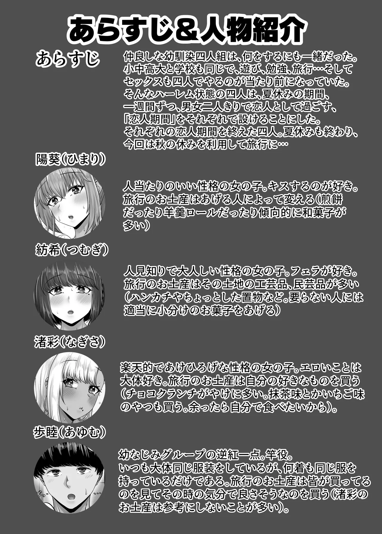 Osananajimi Harem kara Hajimaru Koibito Seikatsu ~Sannin no Osananajimi to Ryokan de Yodooshi Icharabu Koubi shita Hi~ page 3 full