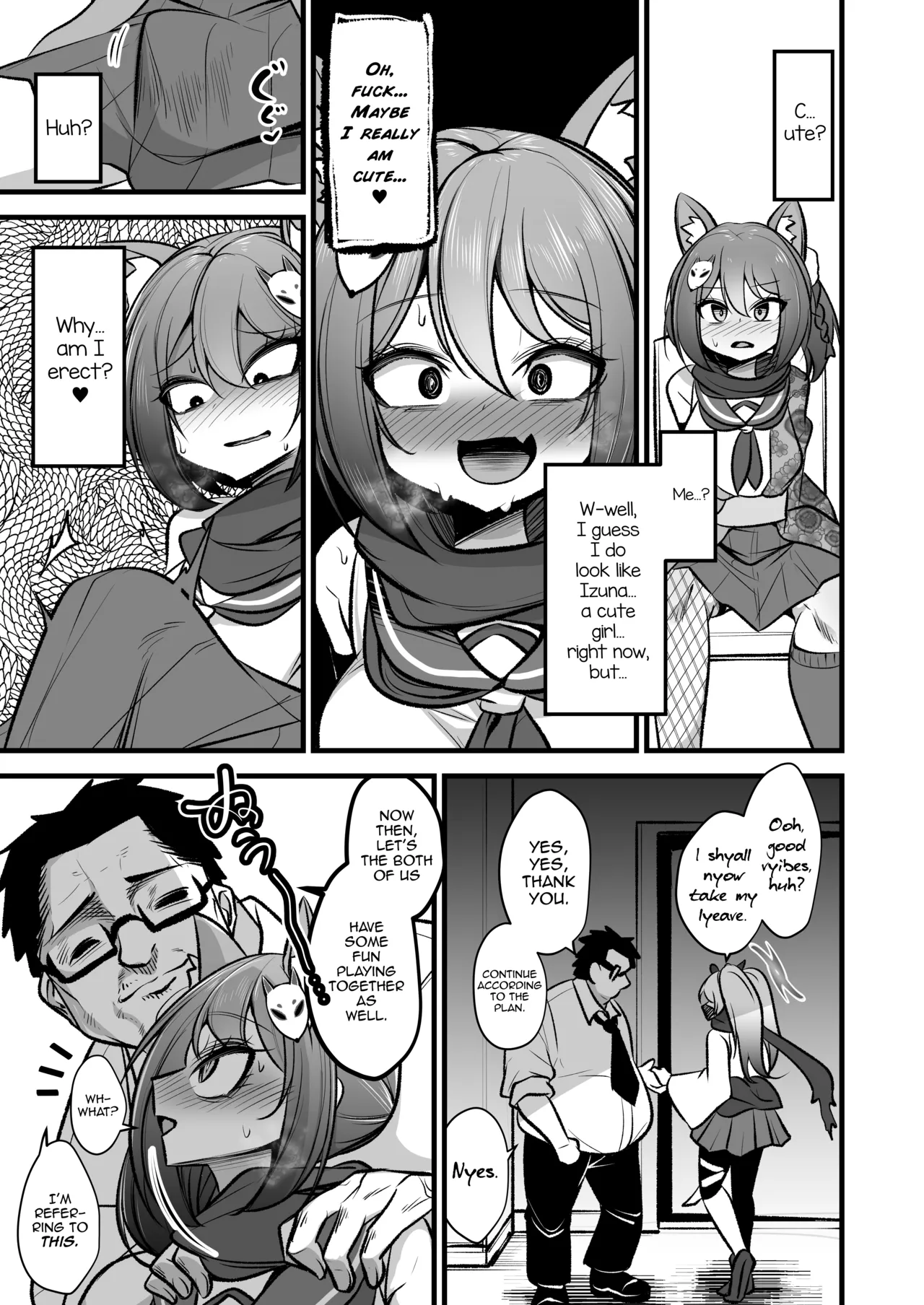 Izuna-chan no Kareshi o Izuna-kun ni Shite Sensei no Kanojo ni Shite Ageru Gainen | The Concept of Turning Izuna-chan's Boyfriend Into Izuna-chan, Then Your Girlfriend page 6 full