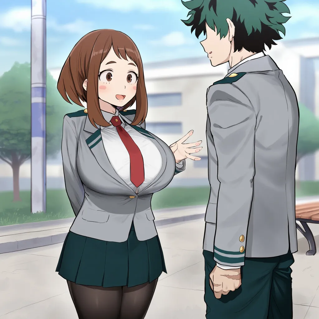 Ochako x Mineta page 2 full