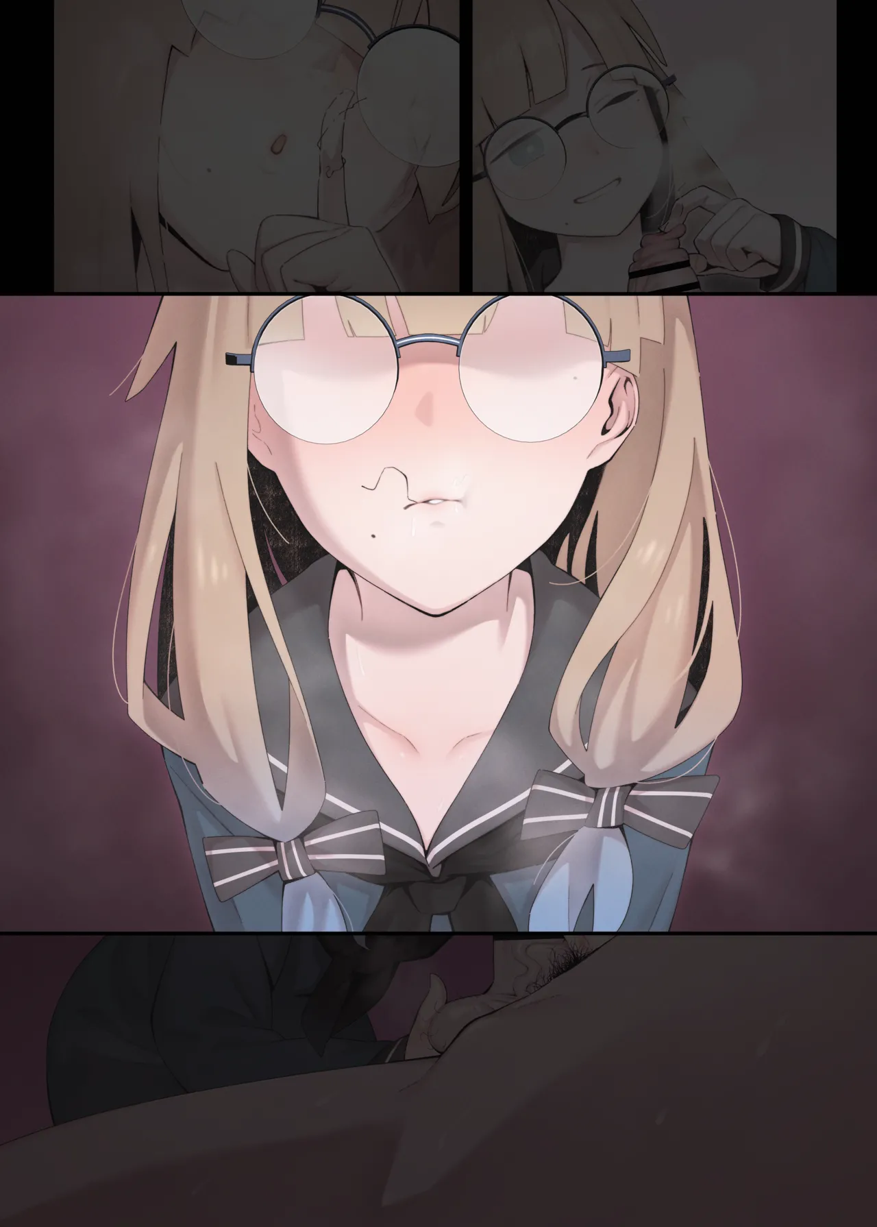 ネモ・プロフェッサーによるマスターの包茎チ○ポの分析とチンカスの調査記録 page 7 full