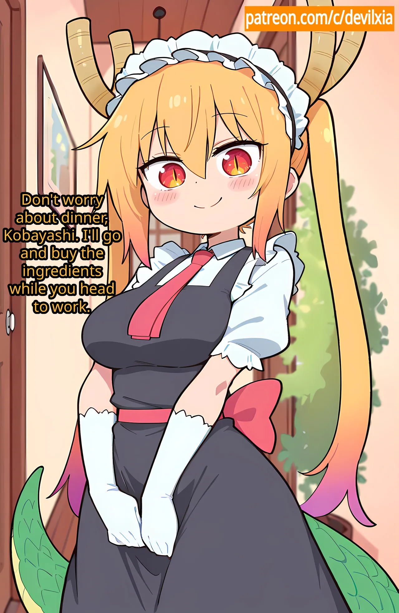 【Comic】 Tohru and the Dinner page 1 full