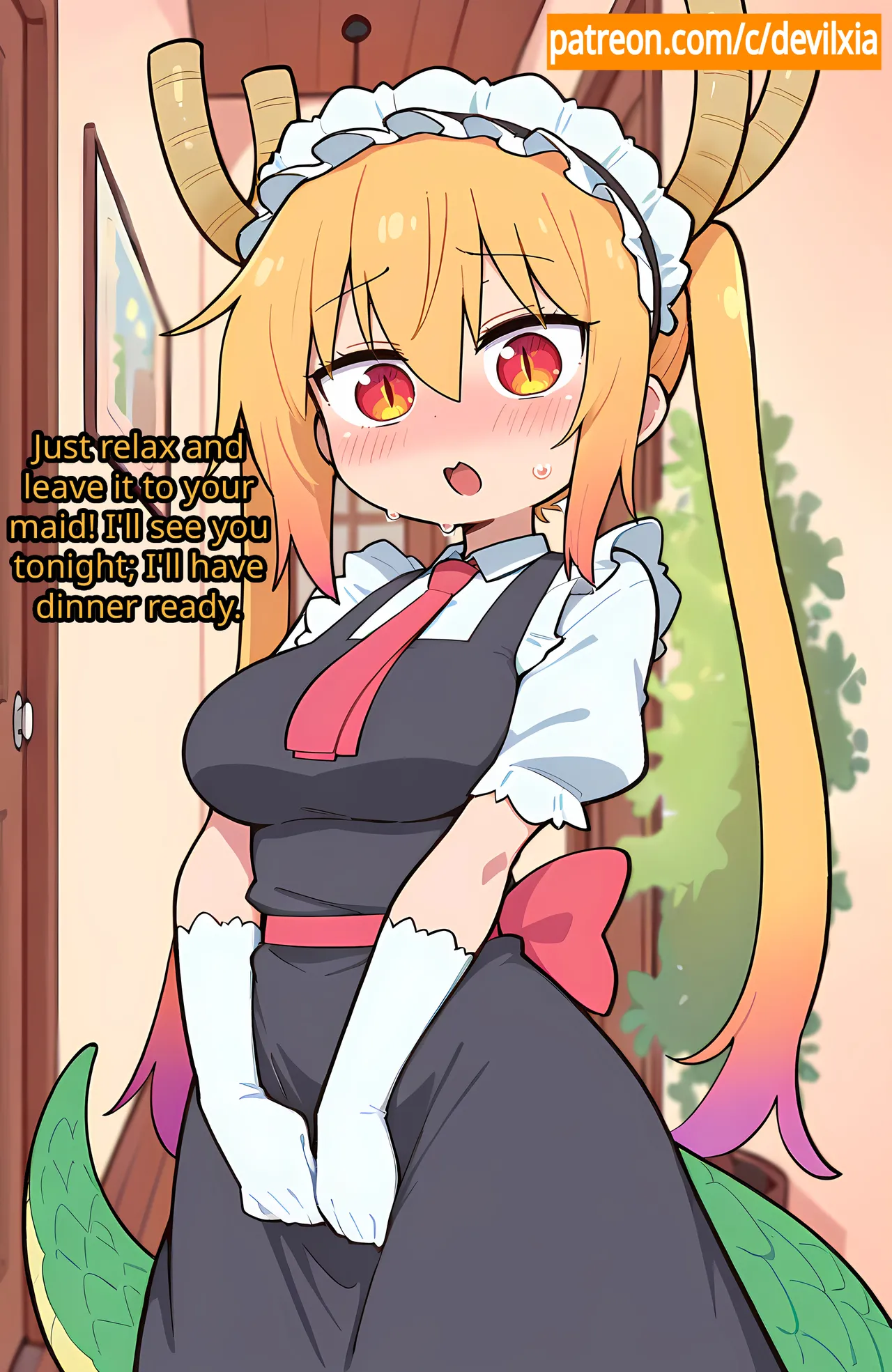 【Comic】 Tohru and the Dinner page 7 full