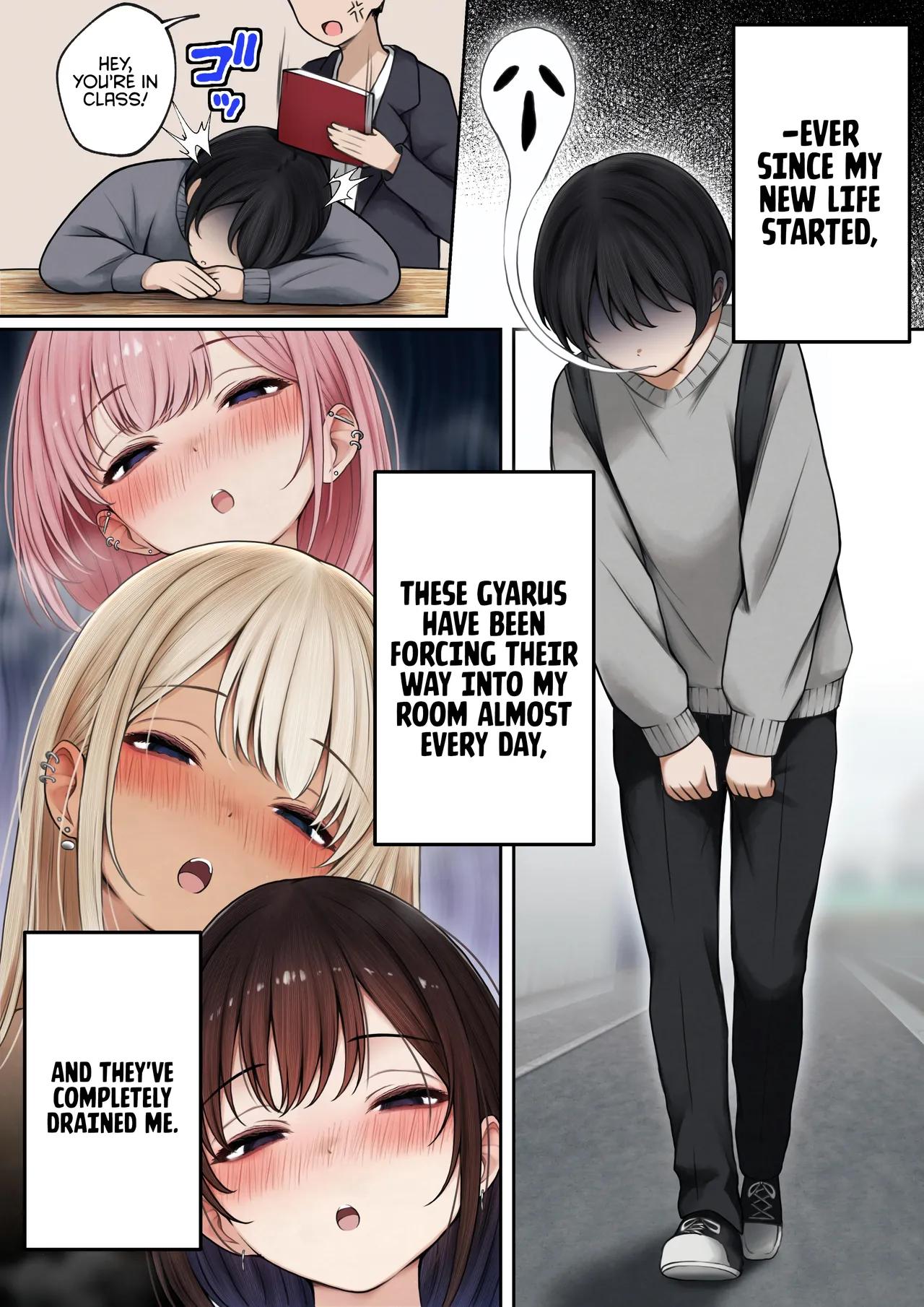 Boku no Heya ga Osananajimi Gyaru no Yari Heya ni Natta Hanashi Onsen Ryokan Hen | The story of how my bedroom became my gyaru childhood friend’s fuck-room: onsen ryokan book page 4 full