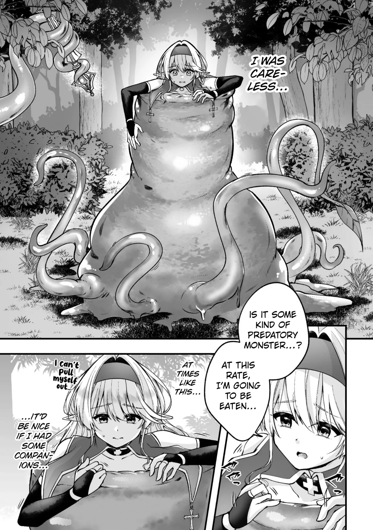 Fate of an Elf  2D Comic Magazine Maibotsu Hameochi Zecchou Heroine Ingoku nite Kahanshin o Hoshoku Sareru Otome-tachi Vol. 2 page 5 full