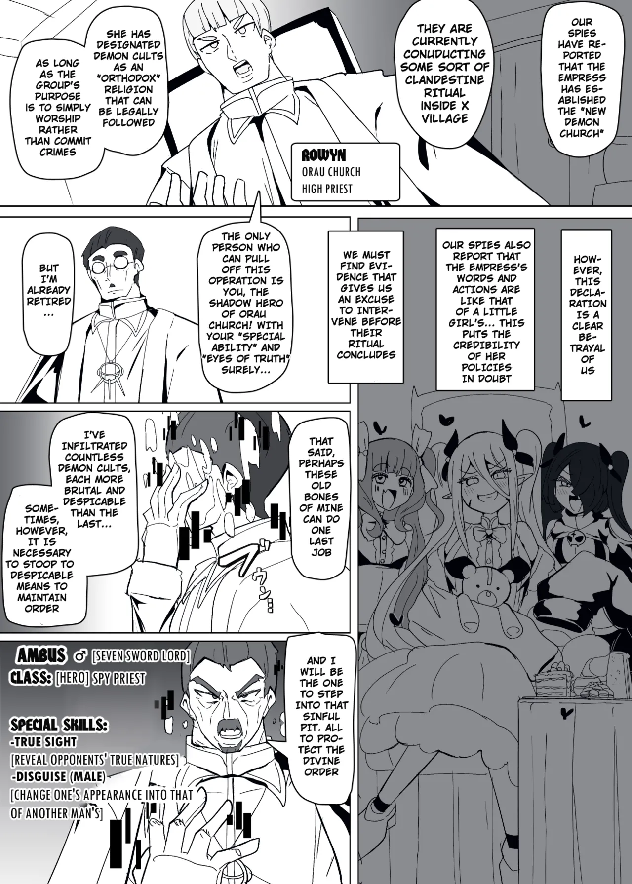 Matenshoku no Yakata 11 | The House of Evil Class Change 11 Demon Cultist Sister page 3 full